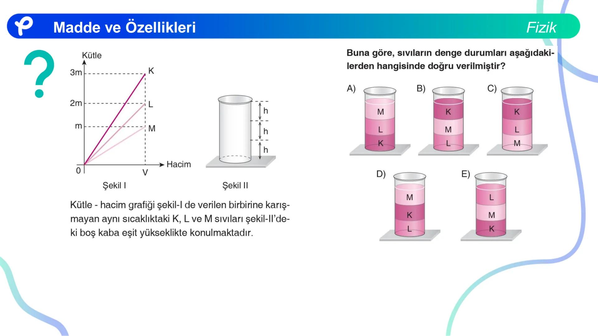 Fizik
MADDE VE ÖZELLİKLERİ ## Madde ve Özellikleri
**Madde:**
Kütlesi, hacmi ve eylemsizliği olan her şeye madde denir.
Fizik Madde ve Öze