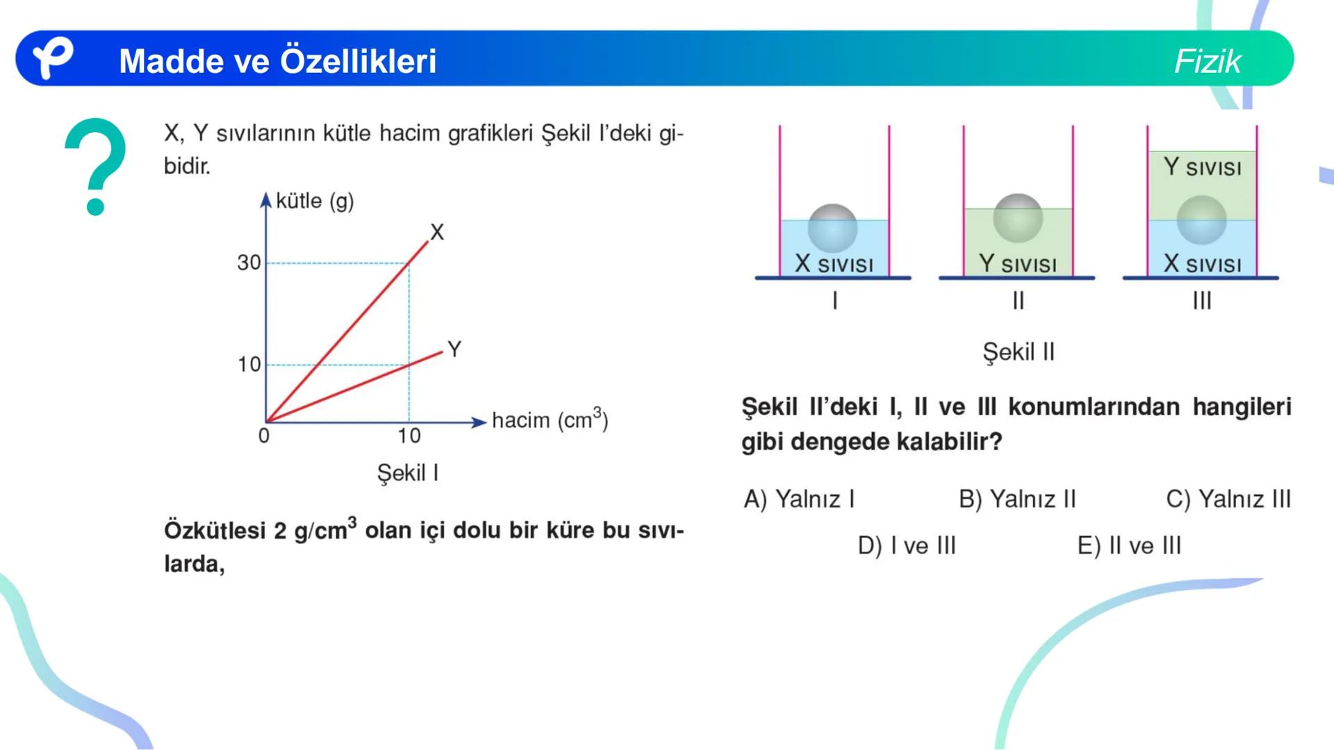 Fizik
MADDE VE ÖZELLİKLERİ ## Madde ve Özellikleri
**Madde:**
Kütlesi, hacmi ve eylemsizliği olan her şeye madde denir.
Fizik Madde ve Öze