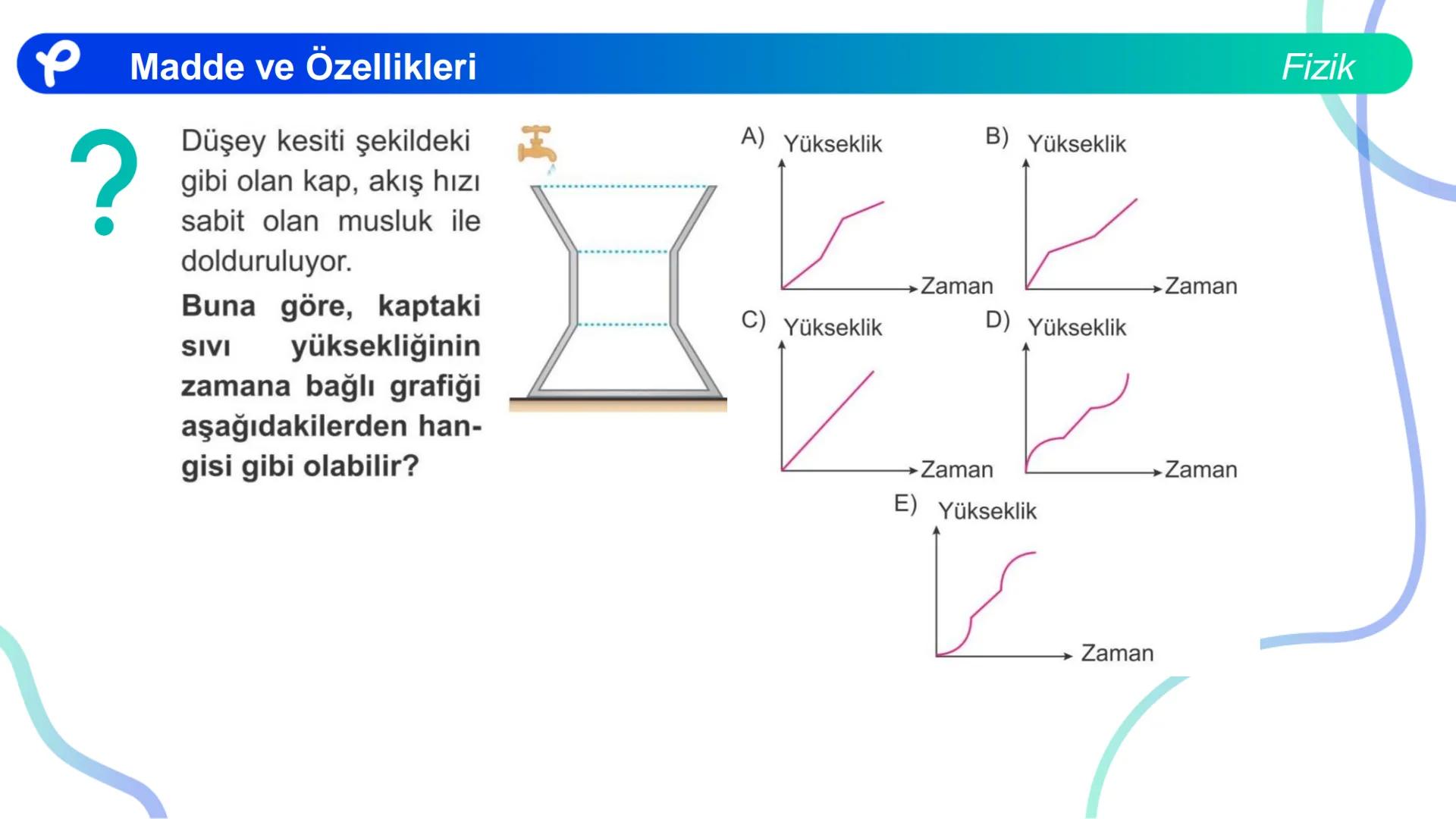 Fizik
MADDE VE ÖZELLİKLERİ ## Madde ve Özellikleri
**Madde:**
Kütlesi, hacmi ve eylemsizliği olan her şeye madde denir.
Fizik Madde ve Öze