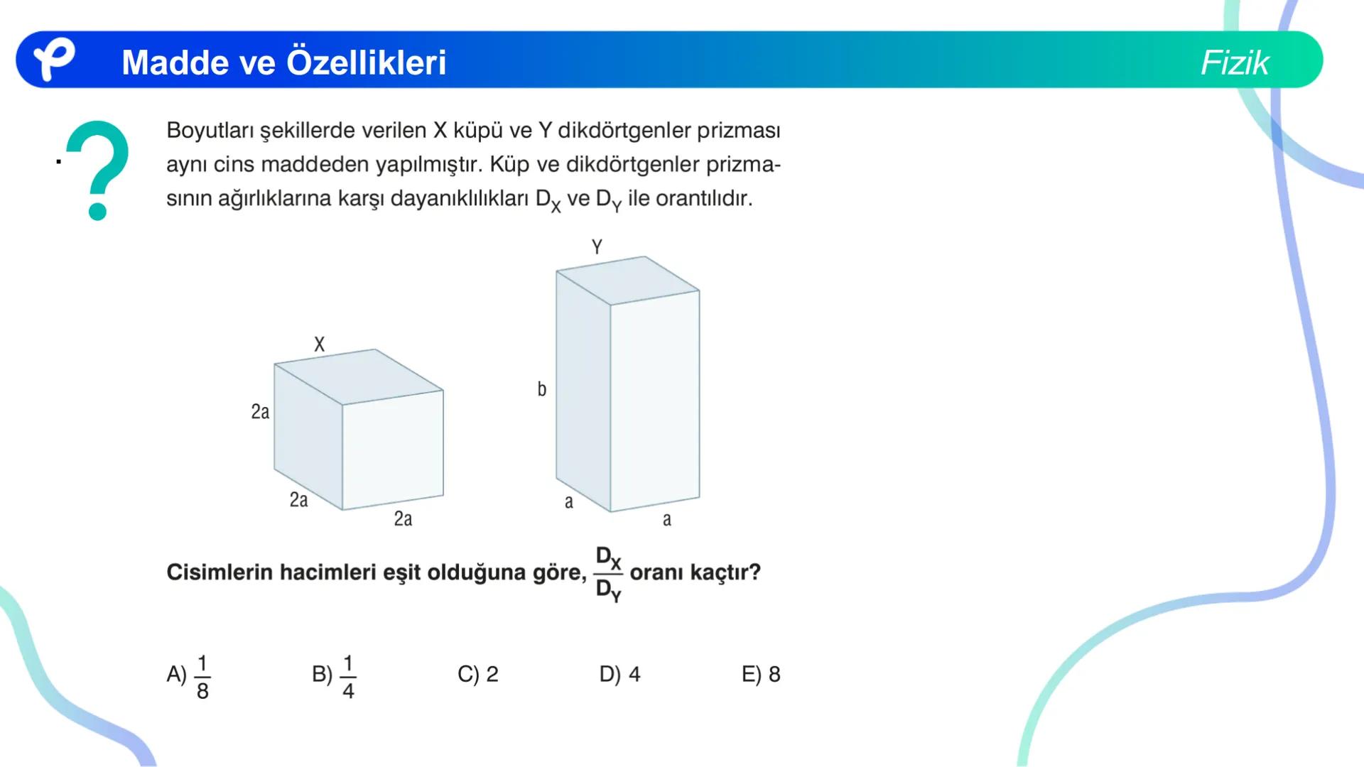 Fizik
MADDE VE ÖZELLİKLERİ ## Madde ve Özellikleri
**Madde:**
Kütlesi, hacmi ve eylemsizliği olan her şeye madde denir.
Fizik Madde ve Öze