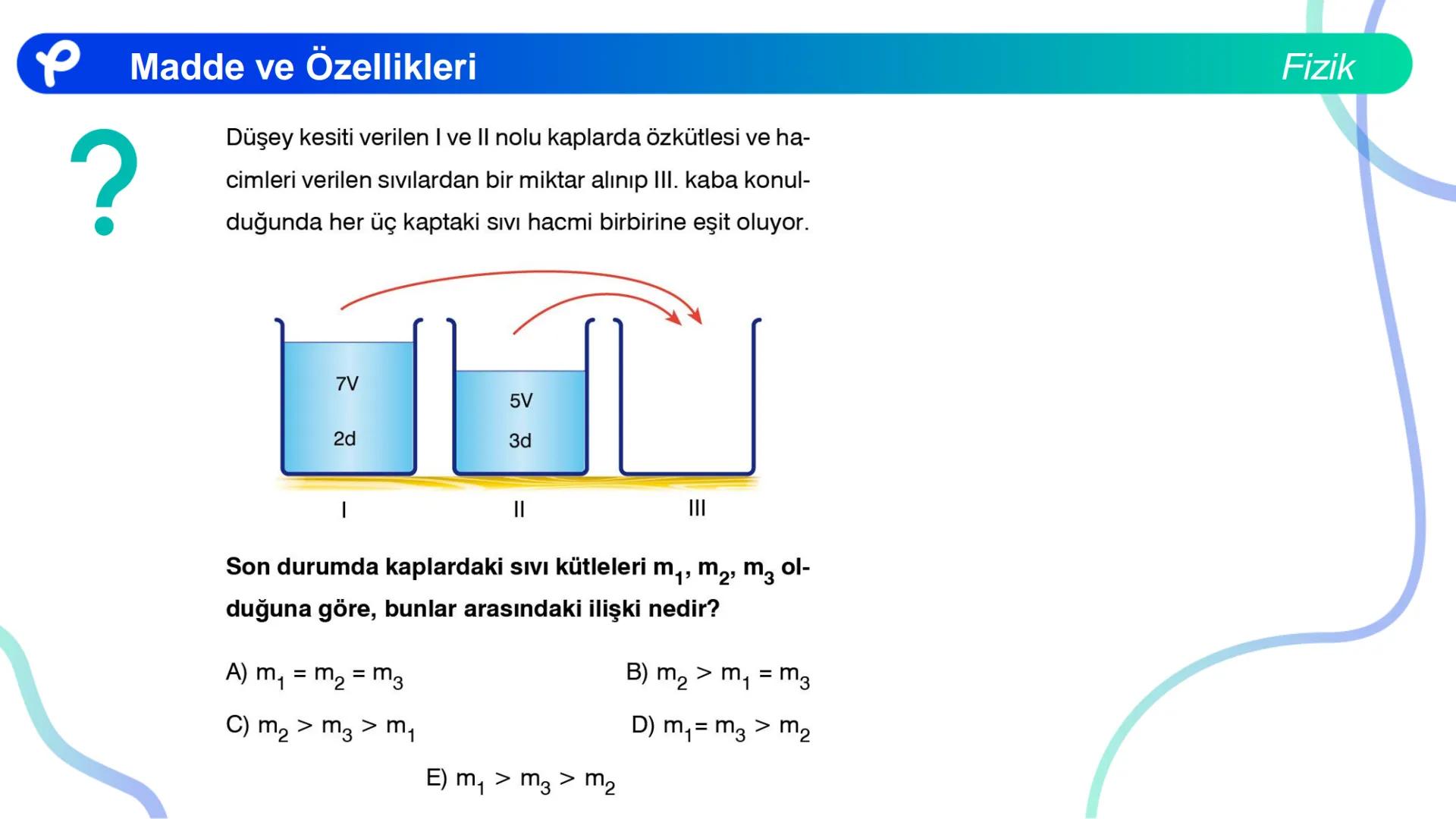 Fizik
MADDE VE ÖZELLİKLERİ ## Madde ve Özellikleri
**Madde:**
Kütlesi, hacmi ve eylemsizliği olan her şeye madde denir.
Fizik Madde ve Öze