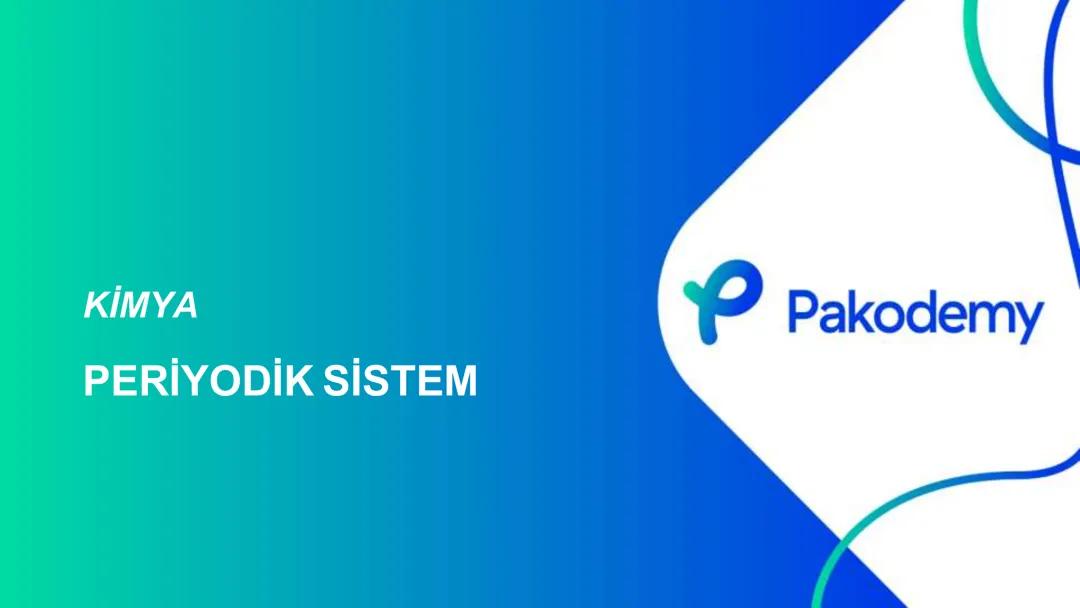 Periyodik sistem 1