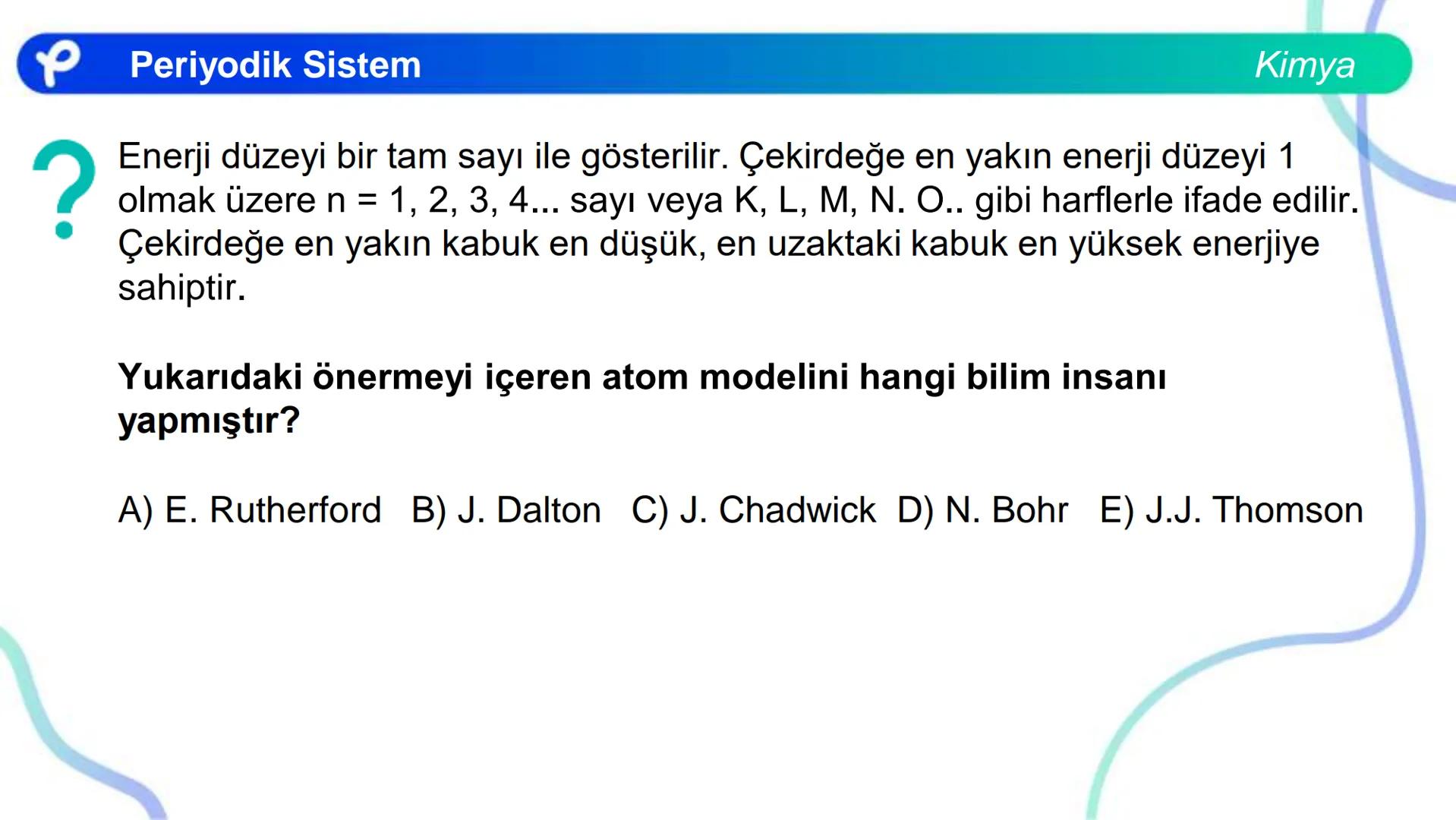 KİMYA
PERİYODİK SİSTEM ## PERİYODİK SİSTEM VE ÖZELLİKLERİ Periyodik Sistem
1
TIA
TA
2
H
IIA
2A
18
VINA
BA
13
14
15
16
17
IBA
IVA
VA
VIA
VILA