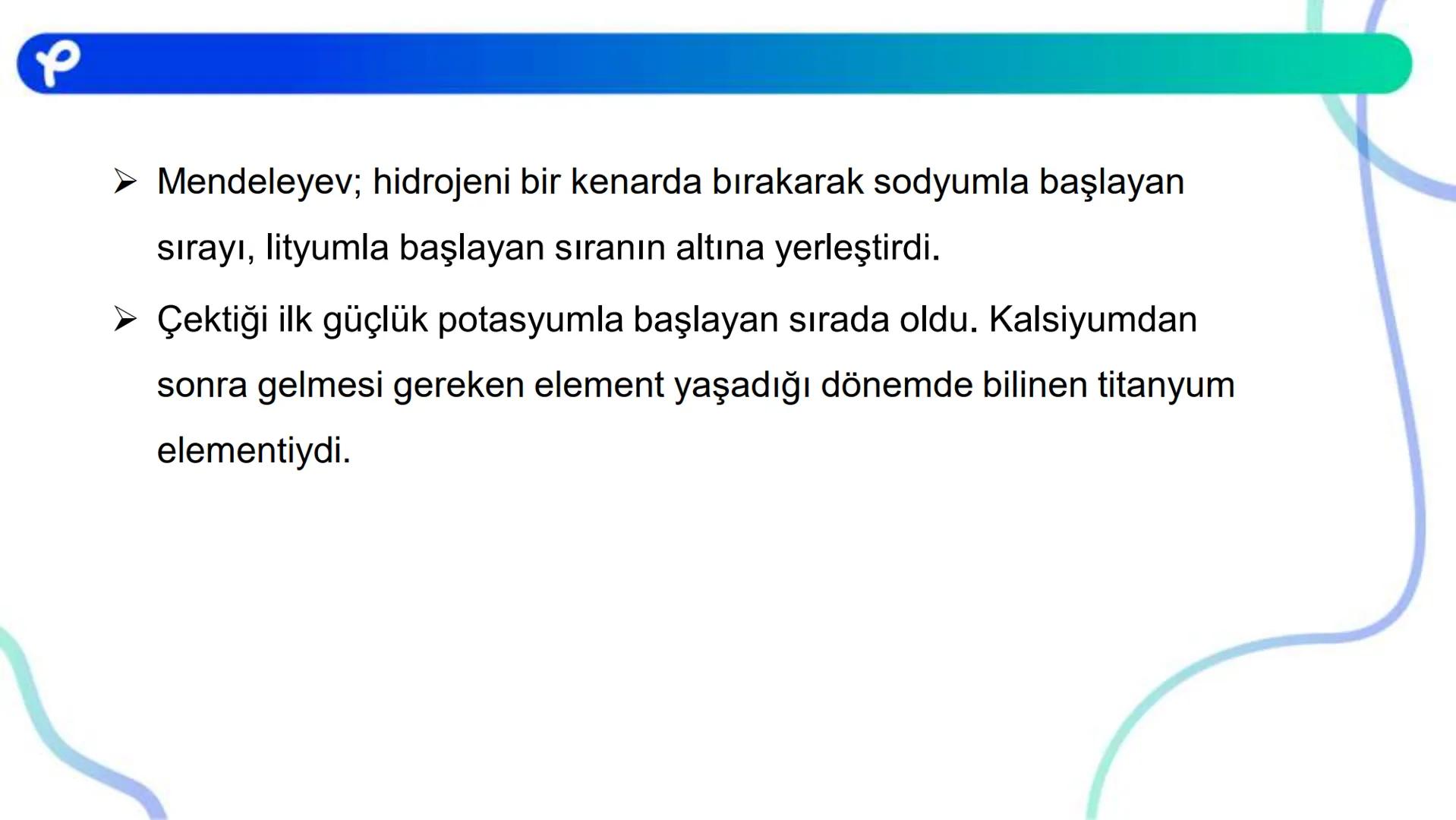 KİMYA
PERİYODİK SİSTEM ## PERİYODİK SİSTEM VE ÖZELLİKLERİ Periyodik Sistem
1
TIA
TA
2
H
IIA
2A
18
VINA
BA
13
14
15
16
17
IBA
IVA
VA
VIA
VILA
