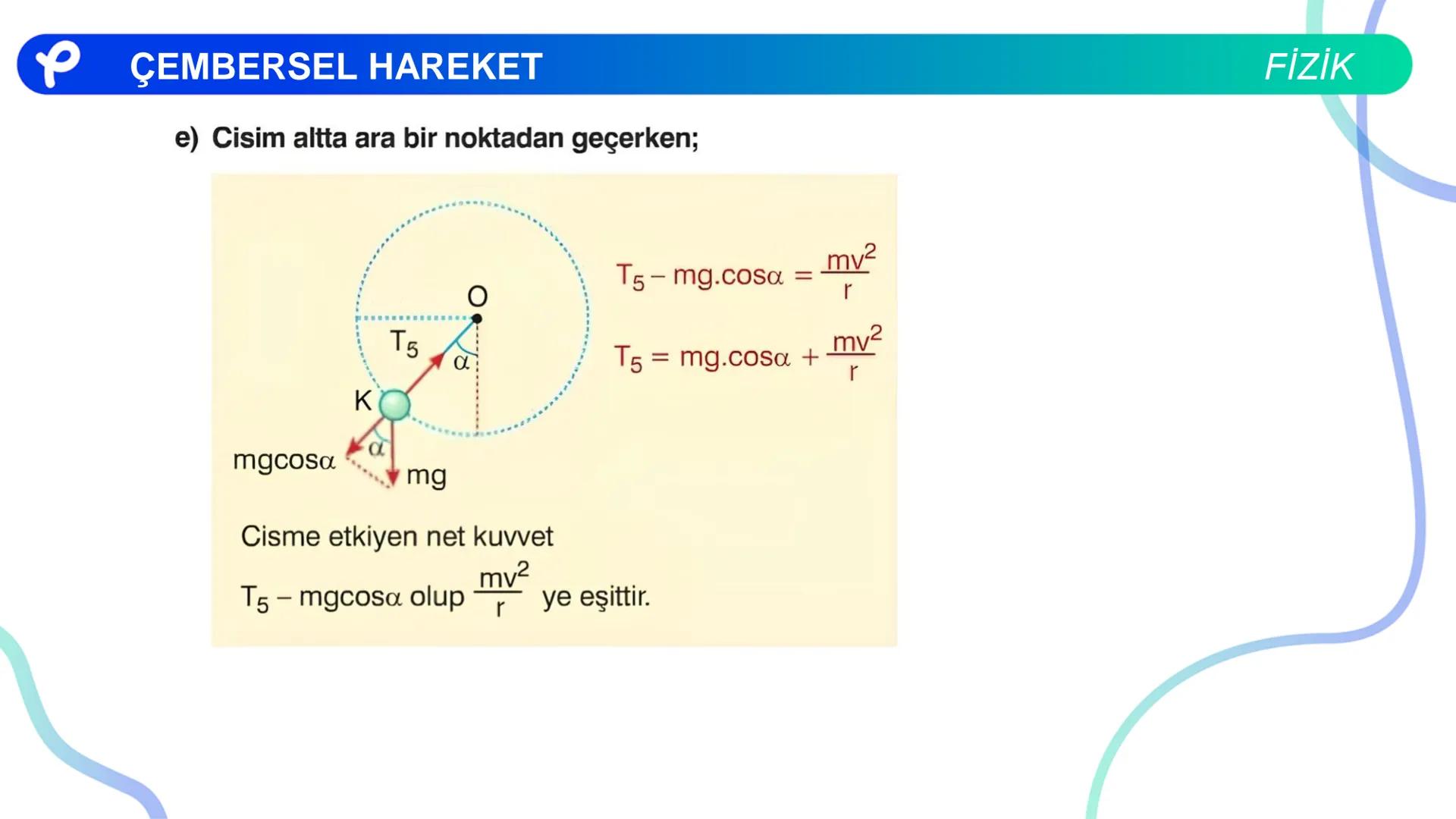 Fizik
ÇEMBERSEL HAREKET ## PÇEMBERSEL HAREKET
## 1. Düzgün Çembersel Hareket
Bir cismin bir eksen etrafında izlediği çembersel yörüngeli
h