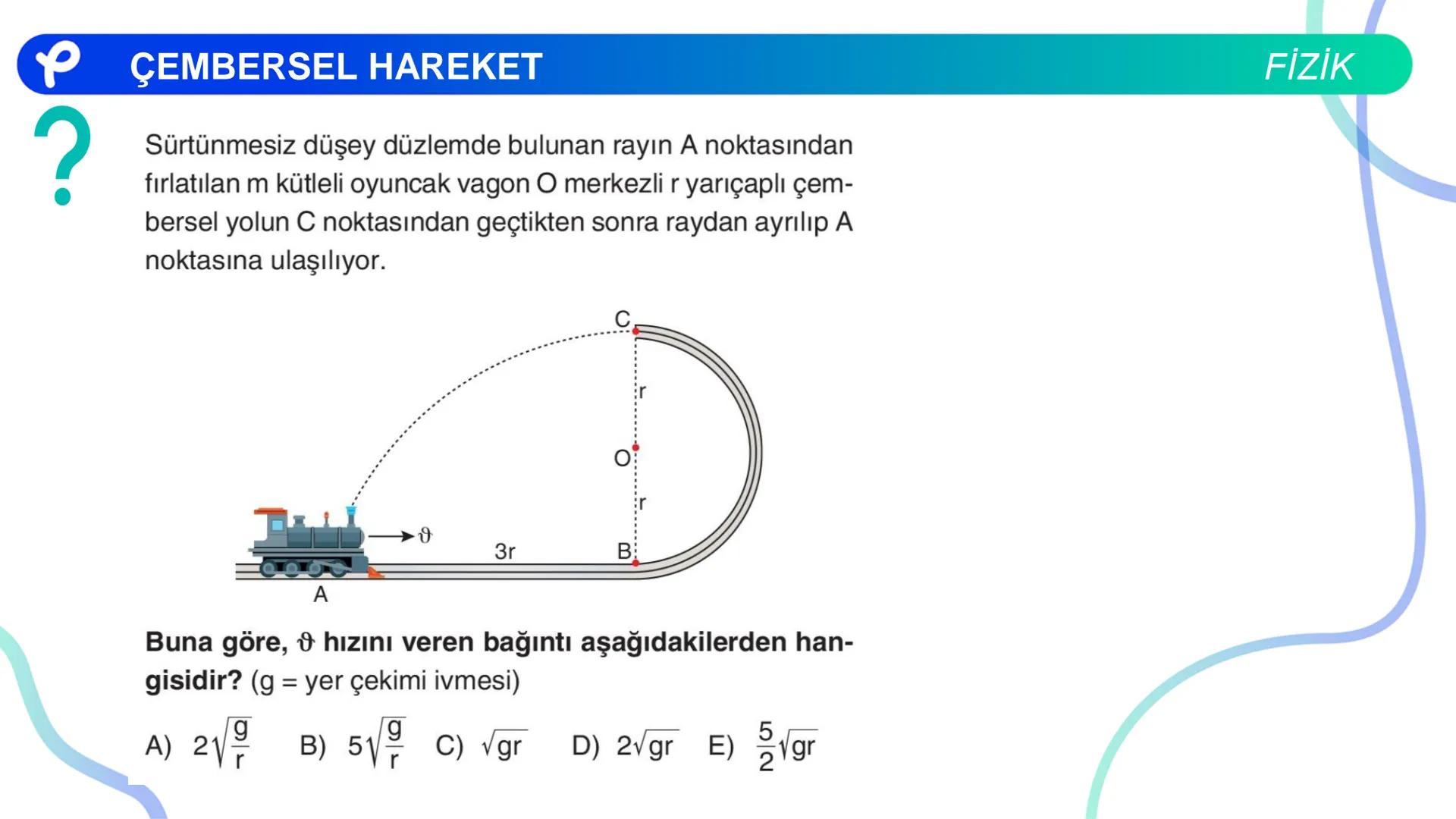 Fizik
ÇEMBERSEL HAREKET ## PÇEMBERSEL HAREKET
## 1. Düzgün Çembersel Hareket
Bir cismin bir eksen etrafında izlediği çembersel yörüngeli
h