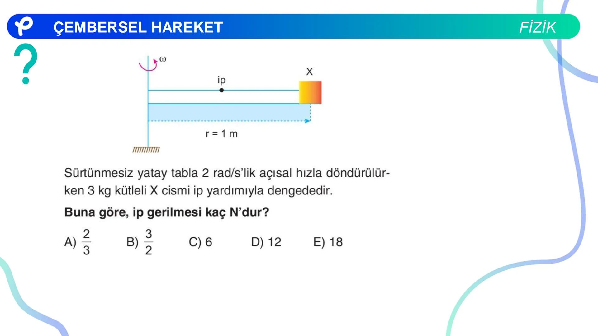 Fizik
ÇEMBERSEL HAREKET ## PÇEMBERSEL HAREKET
## 1. Düzgün Çembersel Hareket
Bir cismin bir eksen etrafında izlediği çembersel yörüngeli
h