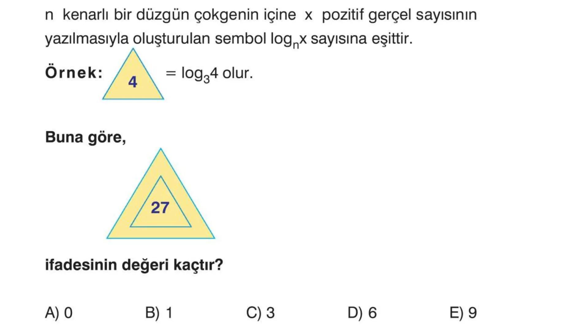 LOGARİTMA Logaritma konusuna çalışmaya başlamadan önce TYT – Üslü
Sayılar konusunu tekrar etmenizde fayda var. # ÜSTEL FONKSİYONUN
# ÖZELLİK