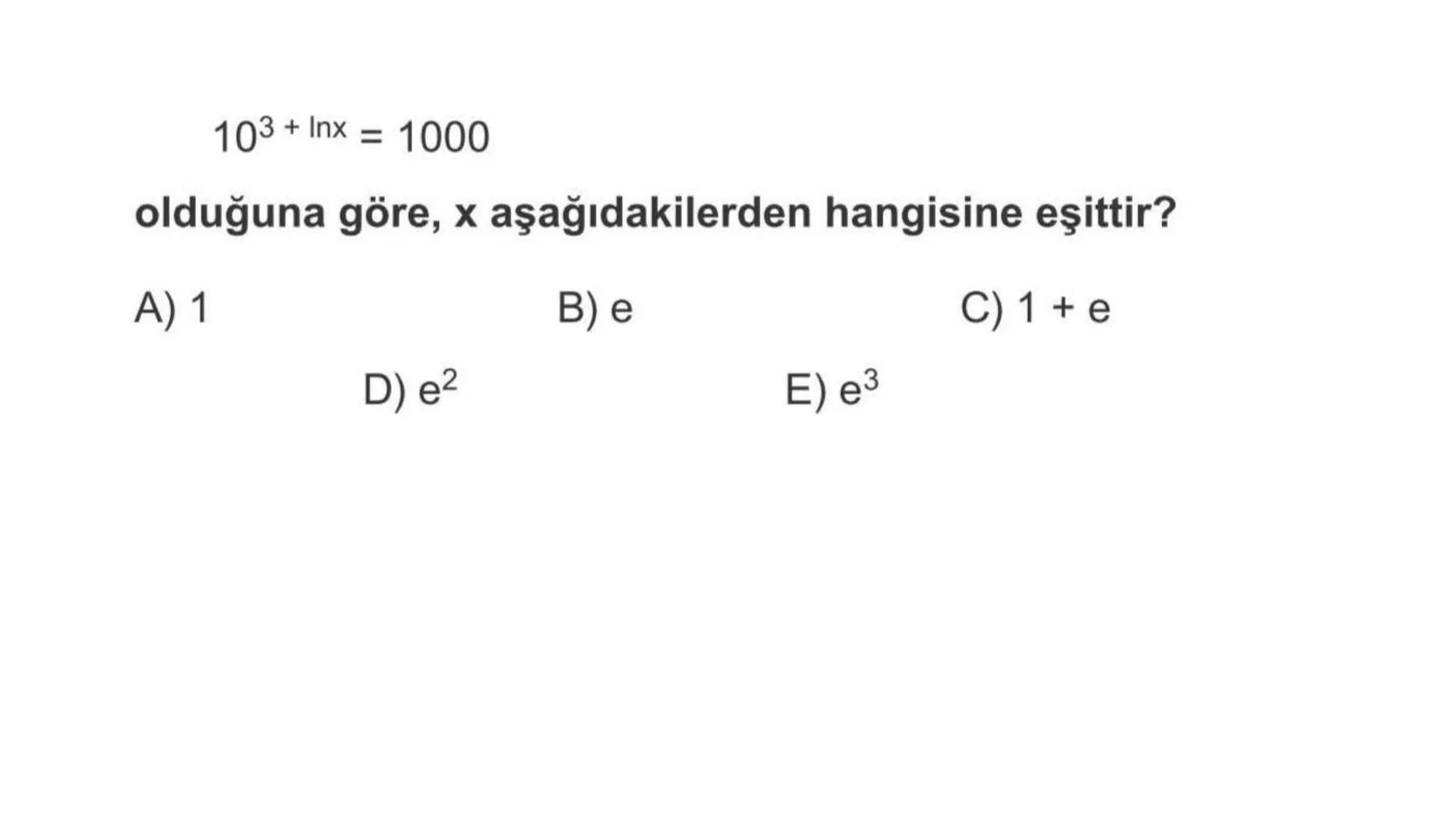LOGARİTMA Logaritma konusuna çalışmaya başlamadan önce TYT – Üslü
Sayılar konusunu tekrar etmenizde fayda var. # ÜSTEL FONKSİYONUN
# ÖZELLİK