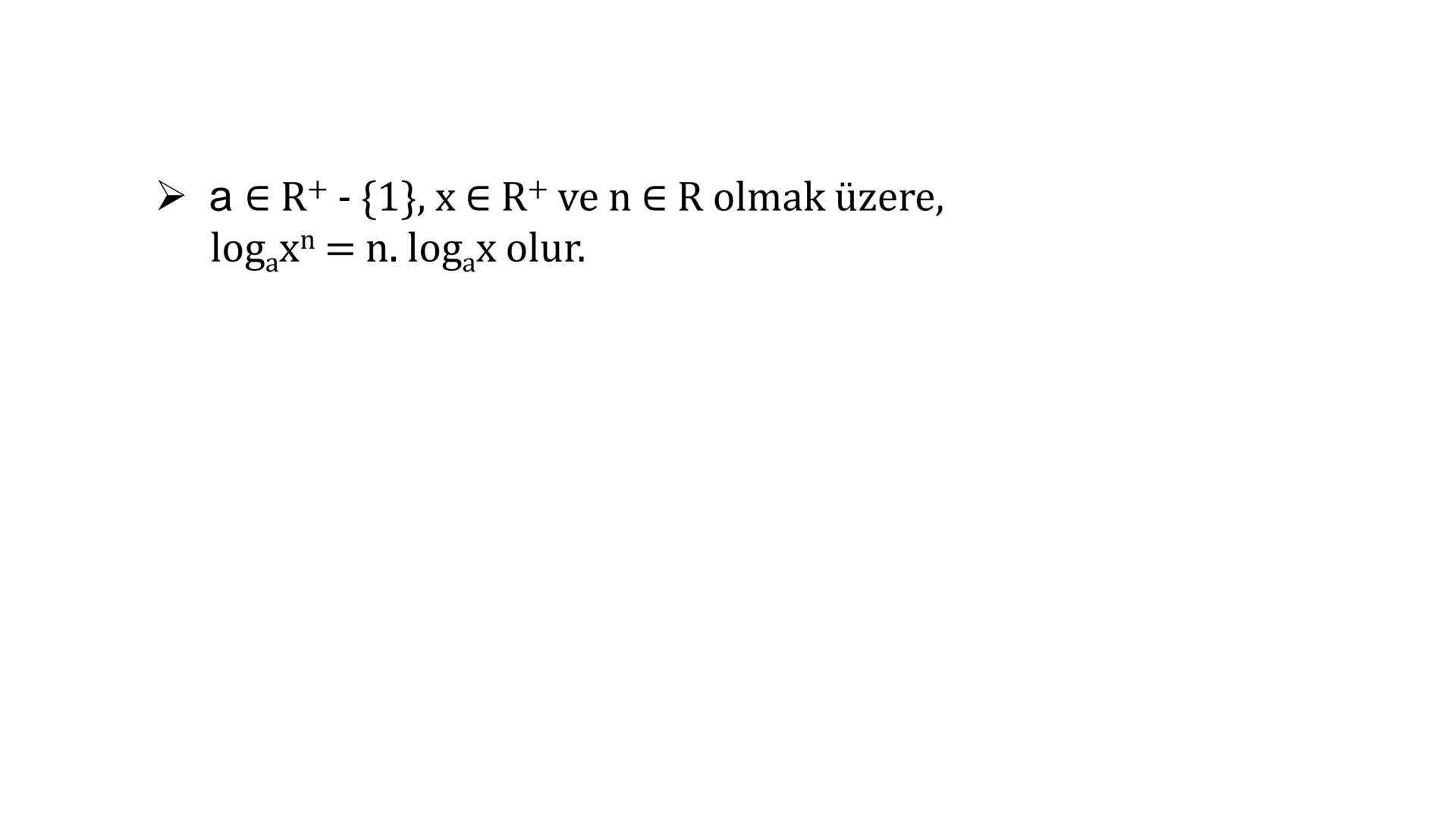 LOGARİTMA Logaritma konusuna çalışmaya başlamadan önce TYT – Üslü
Sayılar konusunu tekrar etmenizde fayda var. # ÜSTEL FONKSİYONUN
# ÖZELLİK
