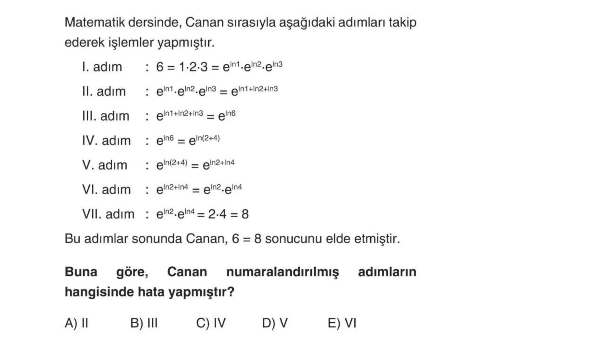 LOGARİTMA Logaritma konusuna çalışmaya başlamadan önce TYT – Üslü
Sayılar konusunu tekrar etmenizde fayda var. # ÜSTEL FONKSİYONUN
# ÖZELLİK