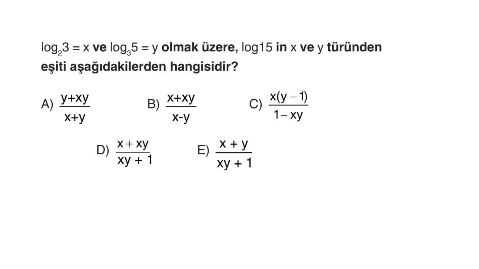 LOGARİTMA Logaritma konusuna çalışmaya başlamadan önce TYT – Üslü
Sayılar konusunu tekrar etmenizde fayda var. # ÜSTEL FONKSİYONUN
# ÖZELLİK