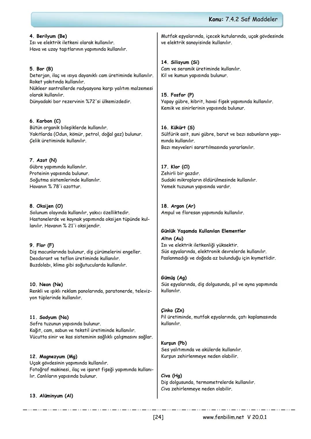 ## 7.Sınıf Fen Bilimleri Ders Notları
Barış ZEREN
Fen Bilimleri Öğretmeni
www.fenbilim.net V 20.0.1 1.Ünite: Güneş Sistemi ve Ötesi
Konu: