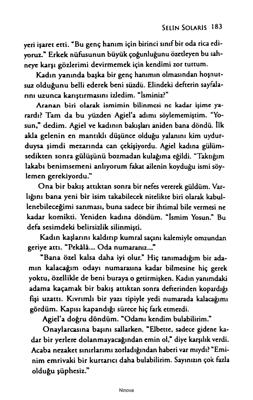 SELİN SOLARİS
# FANTOM
## ETKİSİ
DOĞA DÖNÜYOR
3. BASKI Piyanonun, ruhu dansa iteleyen notaları bir ipe sıralanmış gibi havaya
karıştı. Si