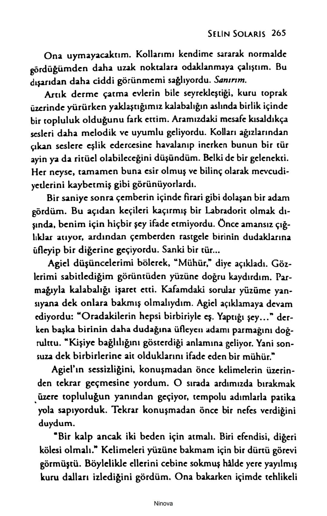 SELİN SOLARİS
# FANTOM
## ETKİSİ
DOĞA DÖNÜYOR
3. BASKI Piyanonun, ruhu dansa iteleyen notaları bir ipe sıralanmış gibi havaya
karıştı. Si