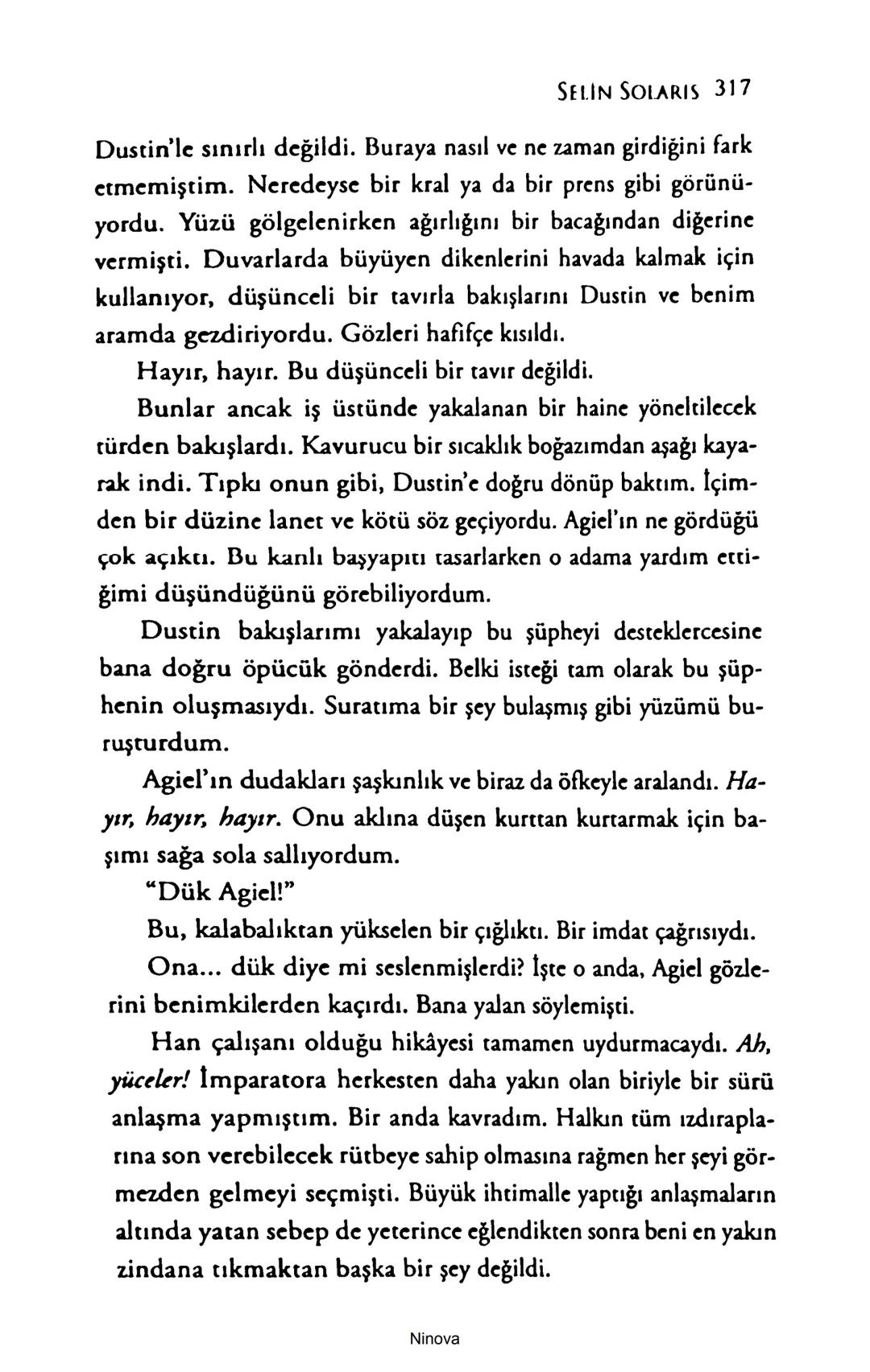 SELİN SOLARİS
# FANTOM
## ETKİSİ
DOĞA DÖNÜYOR
3. BASKI Piyanonun, ruhu dansa iteleyen notaları bir ipe sıralanmış gibi havaya
karıştı. Si