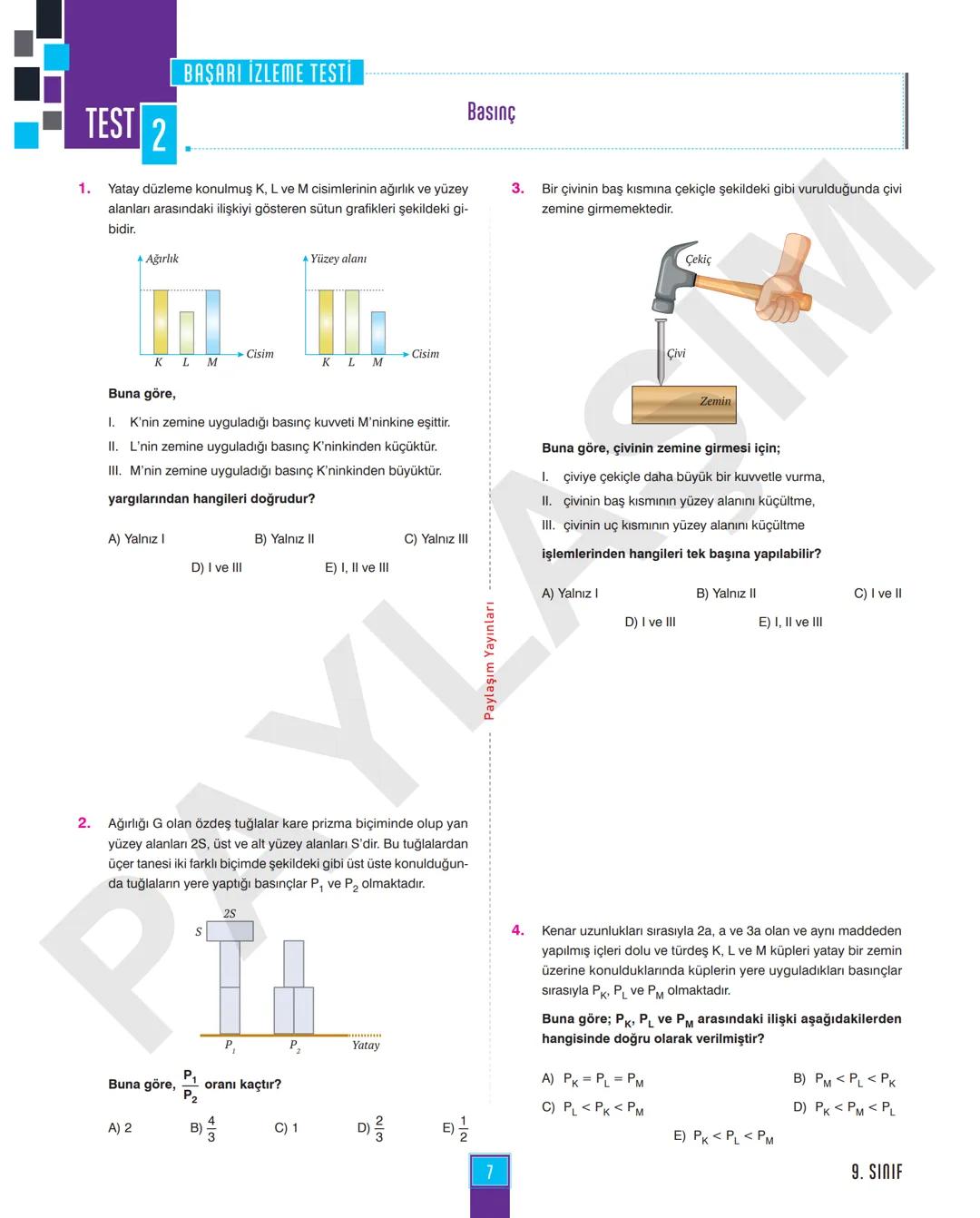 9.
SINIF
FİZİK
ANLATIM MODÜLÜ
VİDEO ÇÖZÜM MOBİL KÜTÜPHANE AKILLI TAHTA
YENİ
MÜFREDATA
UYGUNDUR
4X4
CEYREK
MODÜL
PAYLAŞIM
YAYINLARI Paylaşım