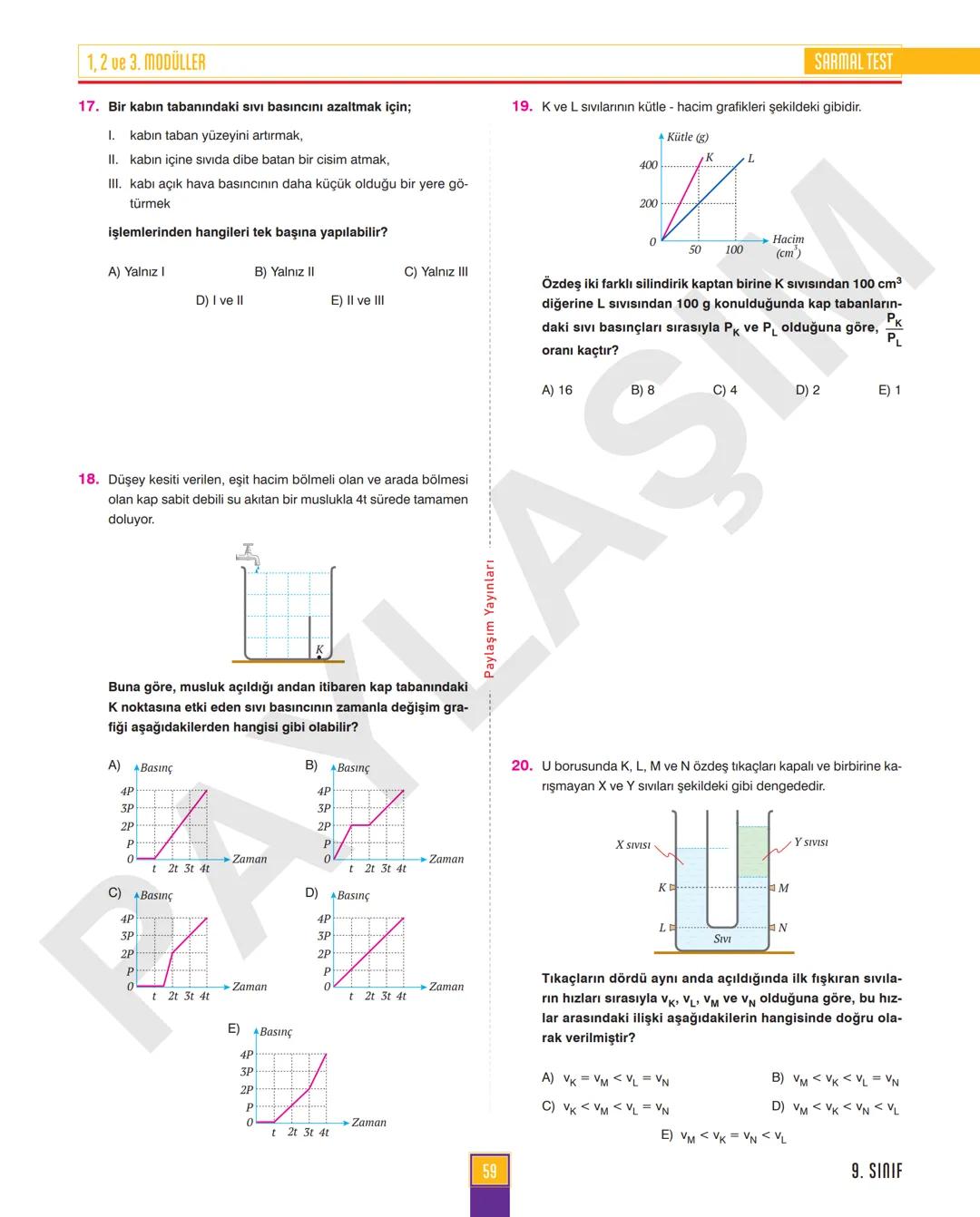 9.
SINIF
FİZİK
ANLATIM MODÜLÜ
VİDEO ÇÖZÜM MOBİL KÜTÜPHANE AKILLI TAHTA
YENİ
MÜFREDATA
UYGUNDUR
4X4
CEYREK
MODÜL
PAYLAŞIM
YAYINLARI Paylaşım