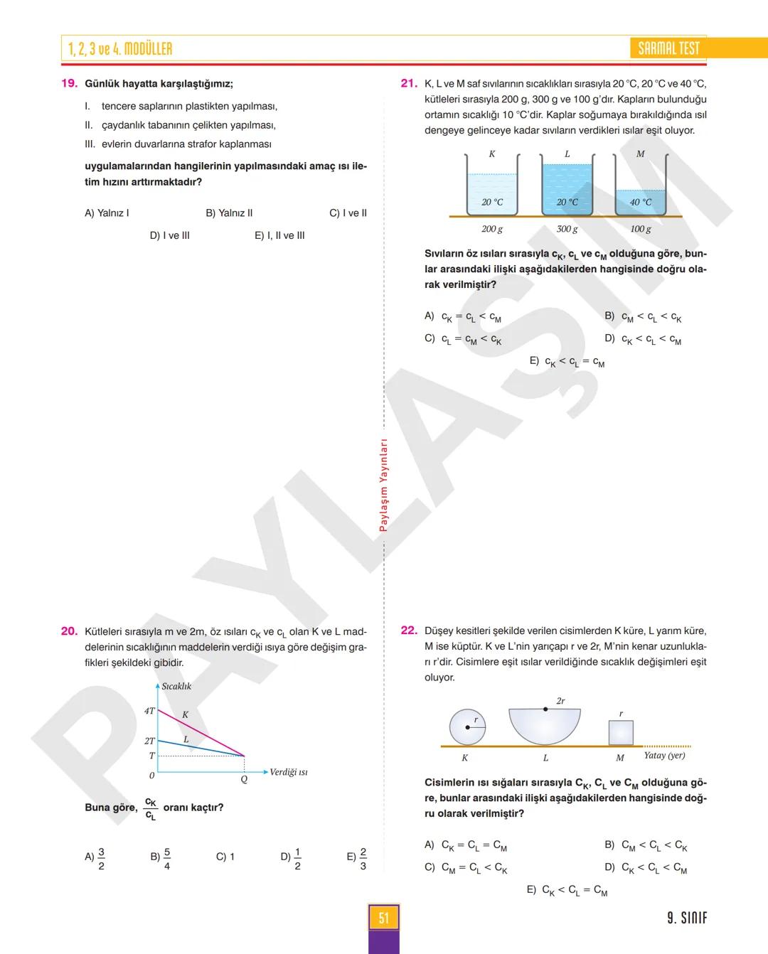 9.
SINIF
FİZİK
ANLATIM MODÜLÜ
VİDEO ÇÖZÜM MOBİL KÜTÜPHANE AKILLI TAHTA
YENİ
MÜFREDATA
UYGUNDUR
4X4
CEYREK
MODÜL
PAYLAŞIM
YAYINLARI Paylaşım