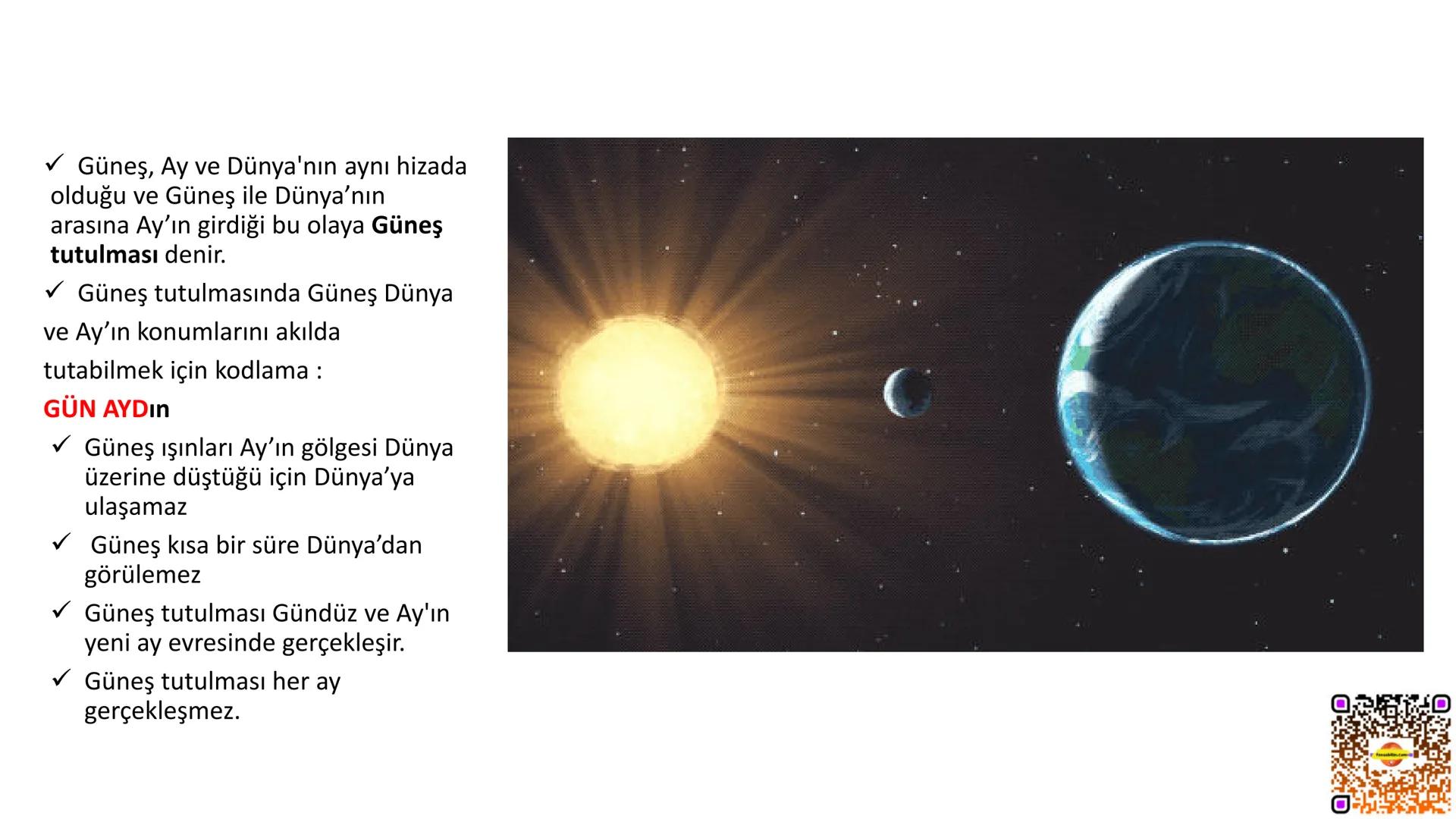 ## GÜNEŞ
## SİSTEMİ VE
## TUTULMALAR GÜNEŞ
SİSTEMİ
KAZANIMLAR
• F.6.1.1. Güneş Sistemi
• F.6.1.1.1. Güneş sistemindeki gezegenleri birbirler