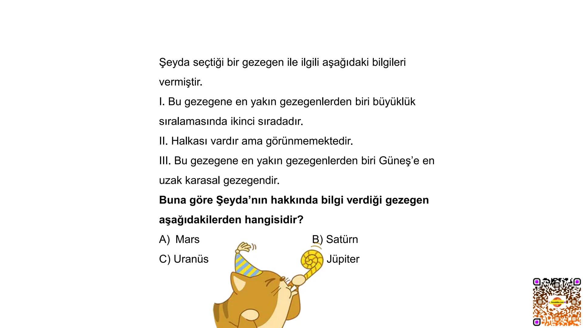 ## GÜNEŞ
## SİSTEMİ VE
## TUTULMALAR GÜNEŞ
SİSTEMİ
KAZANIMLAR
• F.6.1.1. Güneş Sistemi
• F.6.1.1.1. Güneş sistemindeki gezegenleri birbirler