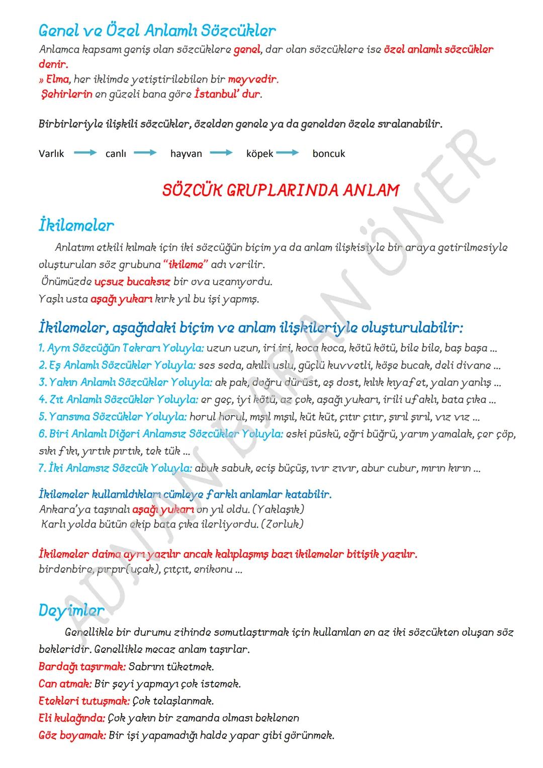 FİİLİMSİLER (EYLEMSİLER)
FİİLİMSİ: Fiillerden türemiş olmakla birlikte bir fiil gibi çekimlenemeyen olumlu, olumsuz
şekilleri yapılabilen ve