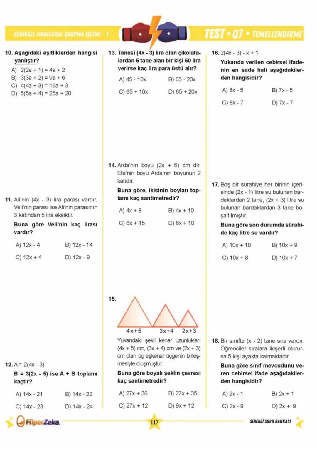 Telat BİLİCAN
Serkan AKÇA Yasin ARSLAN
SINAVA HAZIRLIK
OKULA YARDIMCI
Sinerji S
YENİ
NESİL
Matematik
7.
Sınıf
Soru
Bankası
QRKod
Çözümlü
Akı
