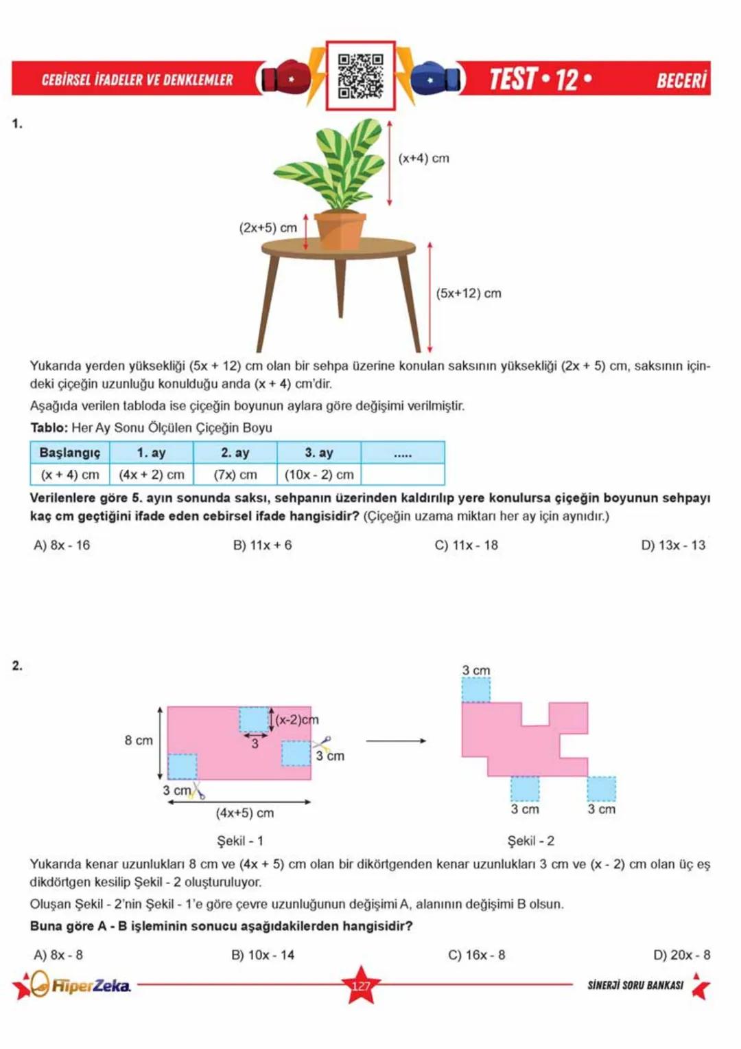 Telat BİLİCAN
Serkan AKÇA Yasin ARSLAN
SINAVA HAZIRLIK
OKULA YARDIMCI
Sinerji S
YENİ
NESİL
Matematik
7.
Sınıf
Soru
Bankası
QRKod
Çözümlü
Akı