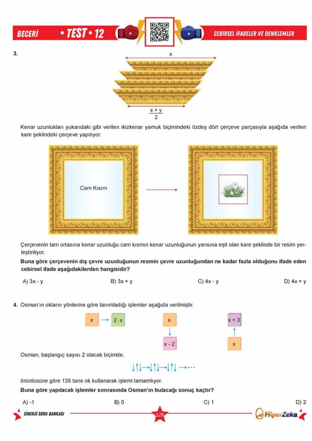 Telat BİLİCAN
Serkan AKÇA Yasin ARSLAN
SINAVA HAZIRLIK
OKULA YARDIMCI
Sinerji S
YENİ
NESİL
Matematik
7.
Sınıf
Soru
Bankası
QRKod
Çözümlü
Akı