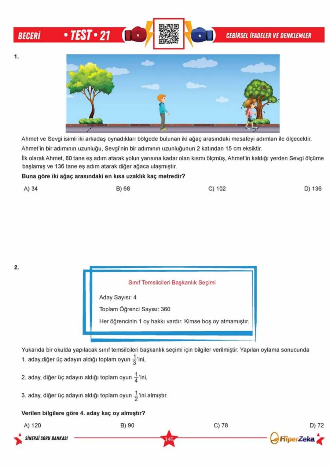 Telat BİLİCAN
Serkan AKÇA Yasin ARSLAN
SINAVA HAZIRLIK
OKULA YARDIMCI
Sinerji S
YENİ
NESİL
Matematik
7.
Sınıf
Soru
Bankası
QRKod
Çözümlü
Akı