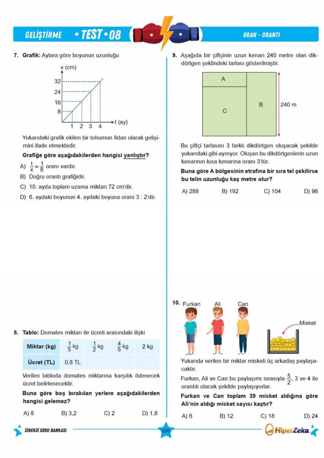Telat BİLİCAN
Serkan AKÇA Yasin ARSLAN
SINAVA HAZIRLIK
OKULA YARDIMCI
Sinerji S
YENİ
NESİL
Matematik
7.
Sınıf
Soru
Bankası
QRKod
Çözümlü
Akı