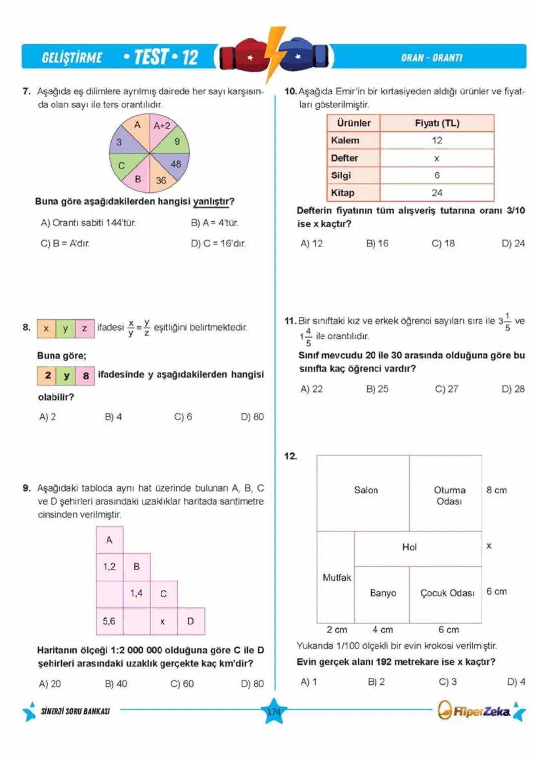 Telat BİLİCAN
Serkan AKÇA Yasin ARSLAN
SINAVA HAZIRLIK
OKULA YARDIMCI
Sinerji S
YENİ
NESİL
Matematik
7.
Sınıf
Soru
Bankası
QRKod
Çözümlü
Akı