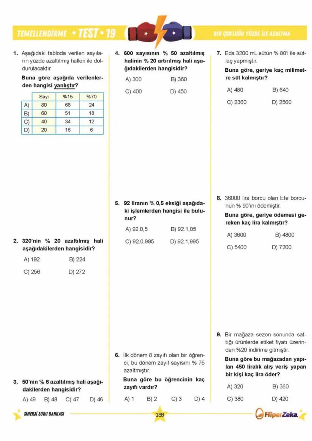 Telat BİLİCAN
Serkan AKÇA Yasin ARSLAN
SINAVA HAZIRLIK
OKULA YARDIMCI
Sinerji S
YENİ
NESİL
Matematik
7.
Sınıf
Soru
Bankası
QRKod
Çözümlü
Akı
