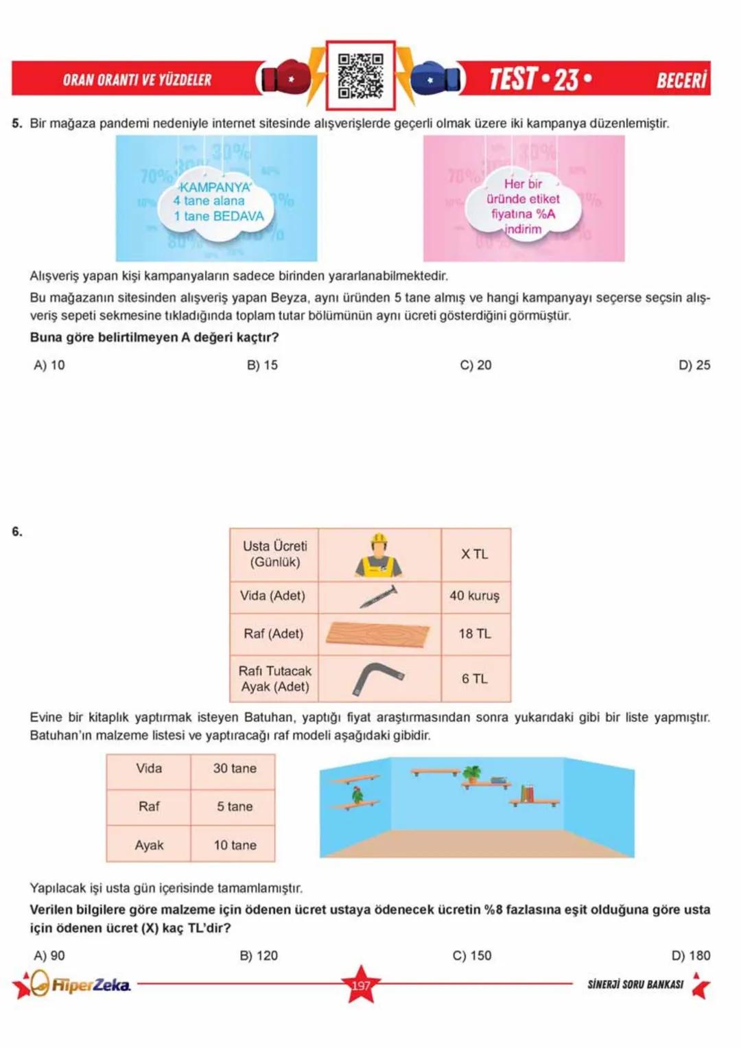 Telat BİLİCAN
Serkan AKÇA Yasin ARSLAN
SINAVA HAZIRLIK
OKULA YARDIMCI
Sinerji S
YENİ
NESİL
Matematik
7.
Sınıf
Soru
Bankası
QRKod
Çözümlü
Akı