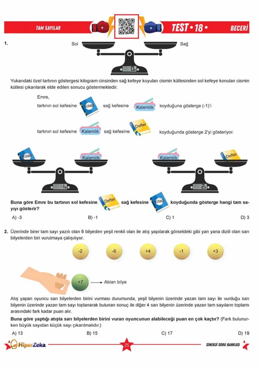 Telat BİLİCAN
Serkan AKÇA Yasin ARSLAN
SINAVA HAZIRLIK
OKULA YARDIMCI
Sinerji S
YENİ
NESİL
Matematik
7.
Sınıf
Soru
Bankası
QRKod
Çözümlü
Akı