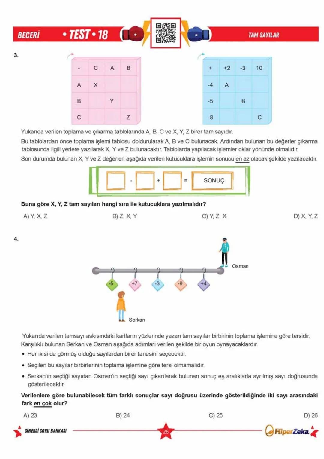 Telat BİLİCAN
Serkan AKÇA Yasin ARSLAN
SINAVA HAZIRLIK
OKULA YARDIMCI
Sinerji S
YENİ
NESİL
Matematik
7.
Sınıf
Soru
Bankası
QRKod
Çözümlü
Akı