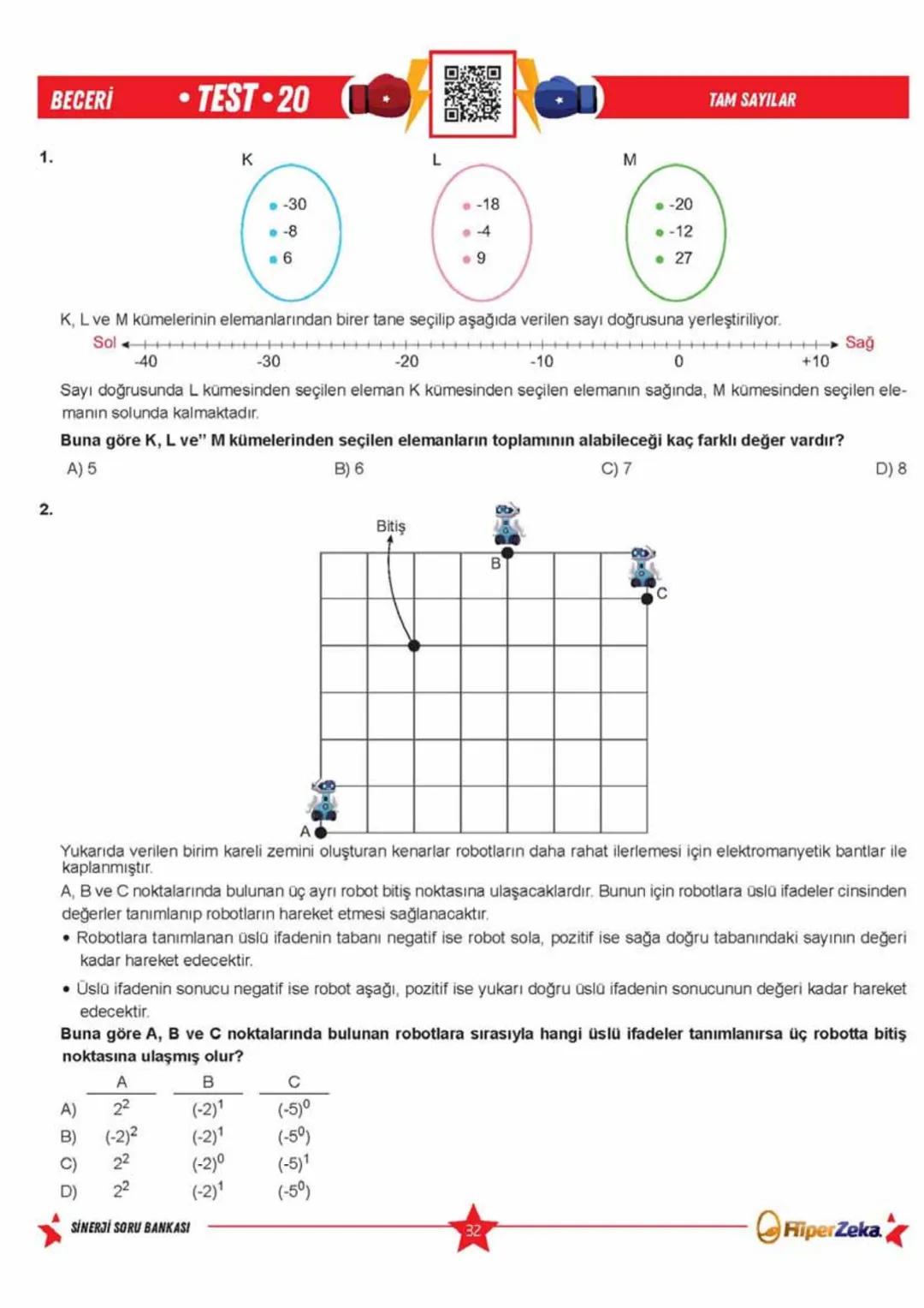 Telat BİLİCAN
Serkan AKÇA Yasin ARSLAN
SINAVA HAZIRLIK
OKULA YARDIMCI
Sinerji S
YENİ
NESİL
Matematik
7.
Sınıf
Soru
Bankası
QRKod
Çözümlü
Akı
