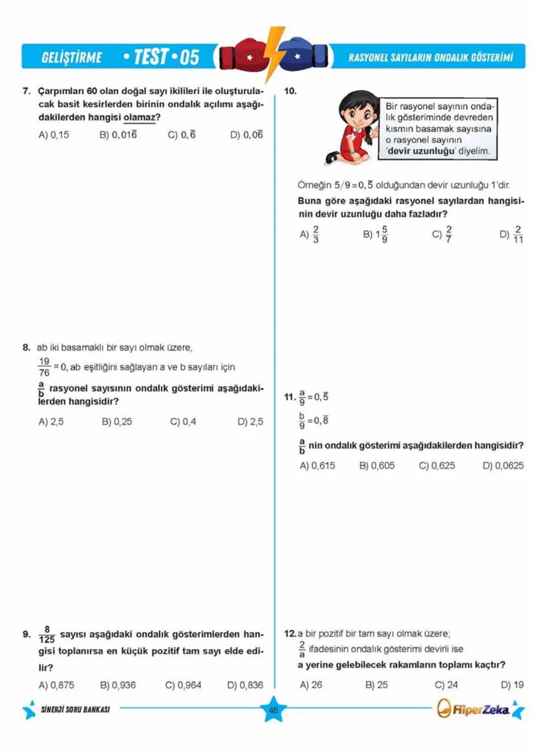 Telat BİLİCAN
Serkan AKÇA Yasin ARSLAN
SINAVA HAZIRLIK
OKULA YARDIMCI
Sinerji S
YENİ
NESİL
Matematik
7.
Sınıf
Soru
Bankası
QRKod
Çözümlü
Akı