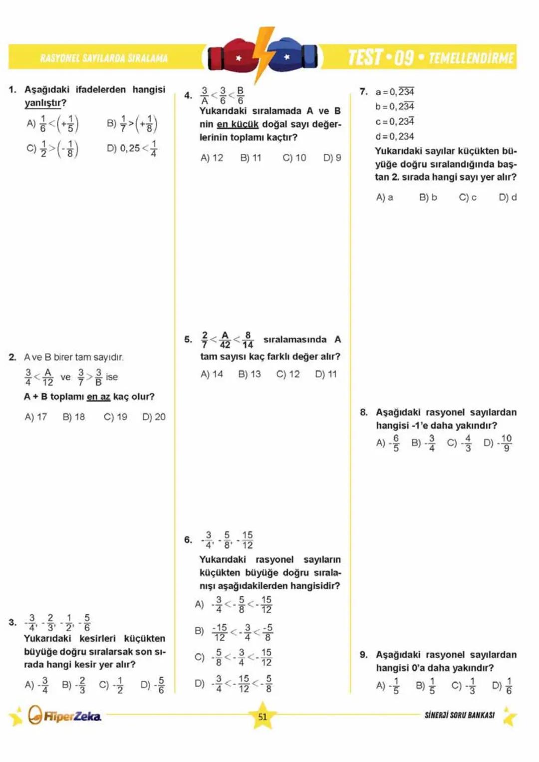 Telat BİLİCAN
Serkan AKÇA Yasin ARSLAN
SINAVA HAZIRLIK
OKULA YARDIMCI
Sinerji S
YENİ
NESİL
Matematik
7.
Sınıf
Soru
Bankası
QRKod
Çözümlü
Akı