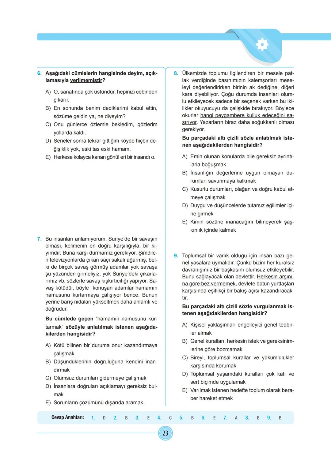 SÖZCÜKTE ANLAM
BEN
ANLATTIM
Bir sözcüğün akla ilk gelen
anlamıdır.
Burun akıntısı için ilaç
var mı?
GERÇEK
ANLAM
MECAZ
ANLAM
Sözcüğün g