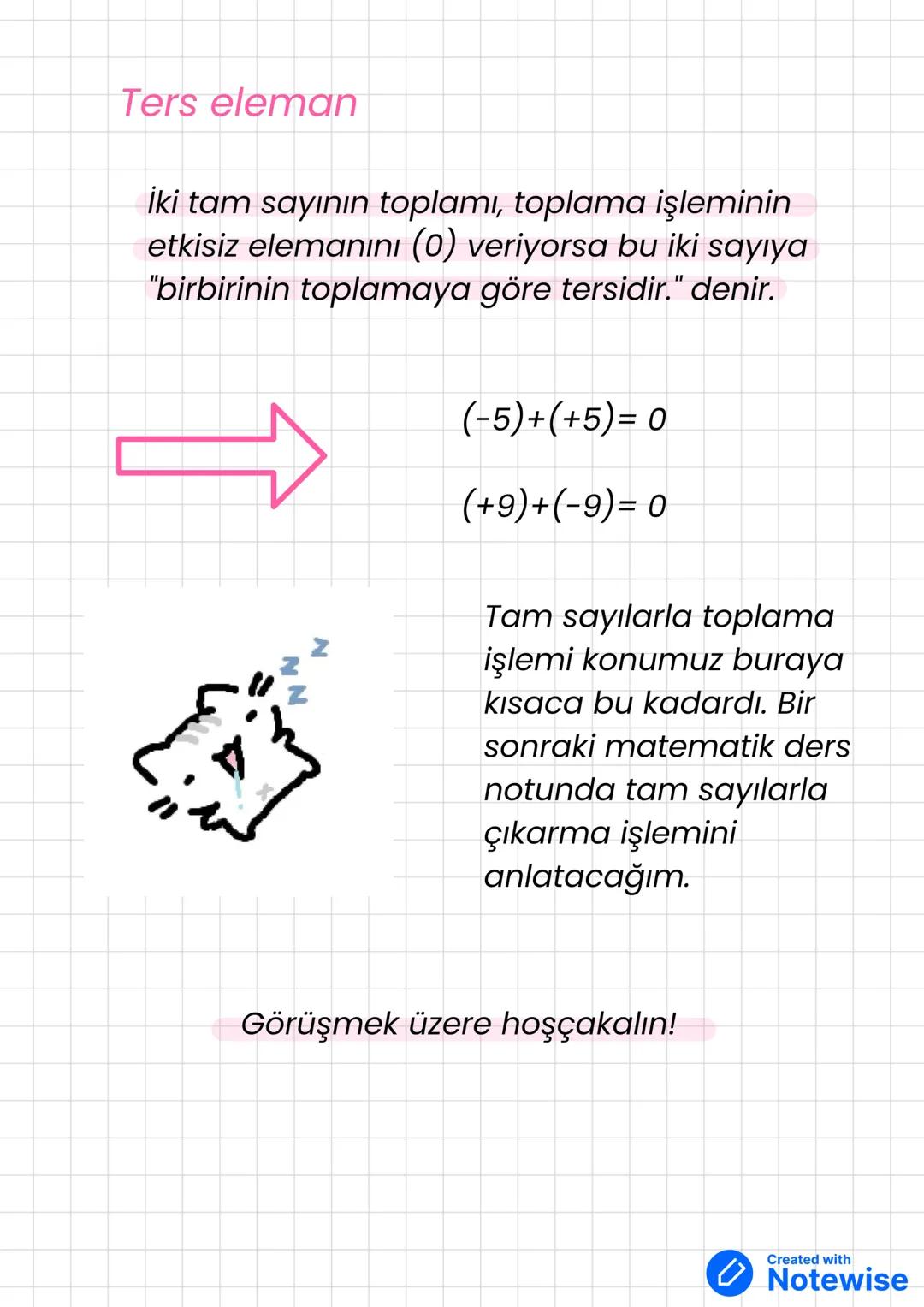 Tam Sayılar
Ders: Matematik
Hatırlama amaçlı birazcık geçen seneki bilgilere
Göz atalım.
+
→
-3
-2
-1
0
1
2
3
Negatif tam sayılar
(z-)
B