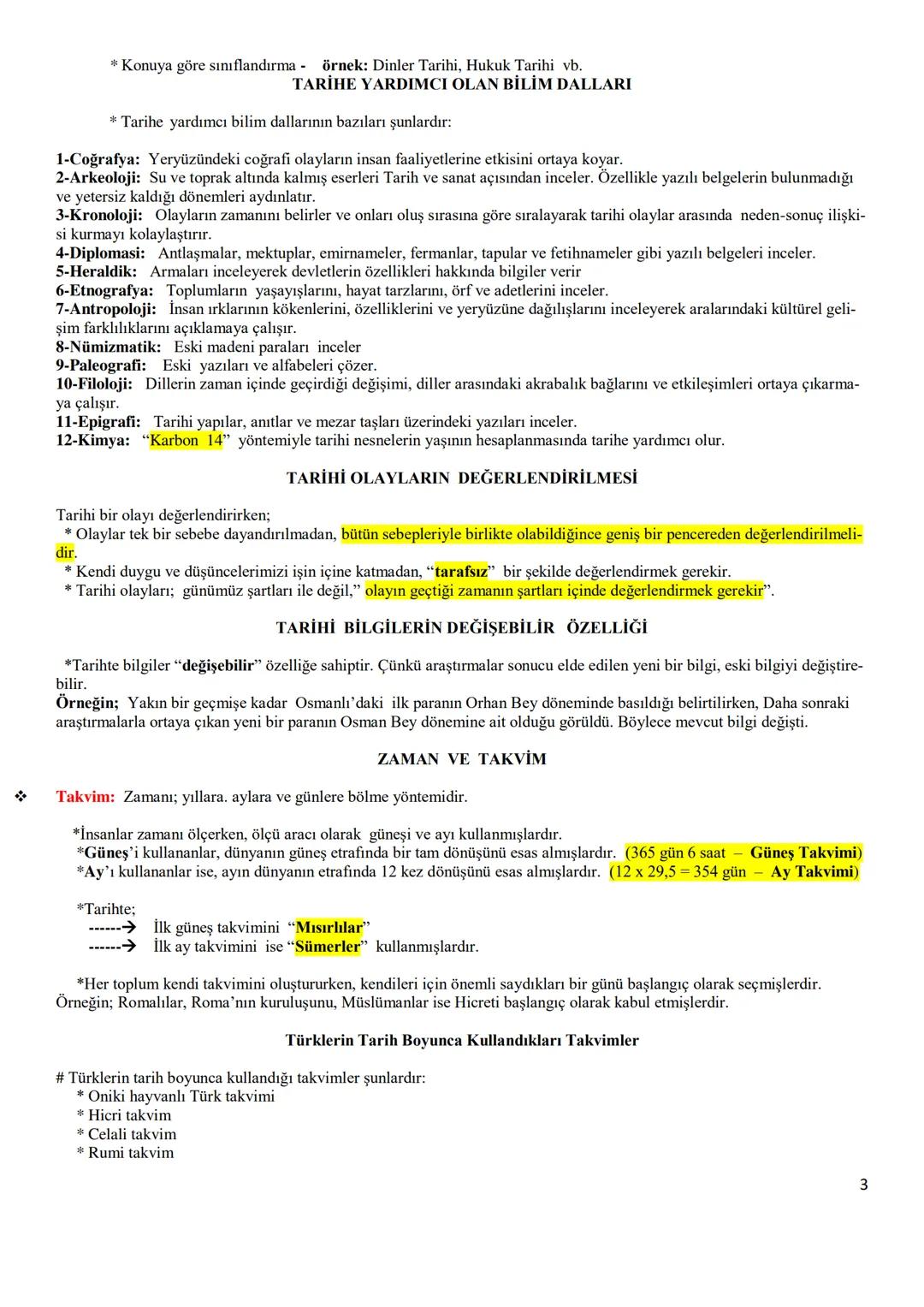 KIZILTEPE
İBN-İ SİNA MESLEKİ VE
TEKNİK ANADOLU LİSESİ
TARİH - 9
DERS NOTLARI
MURAT GÜNDÜZ
2019-2020
1 # TARİHİN TANIMI
TARİH: Geçmiş