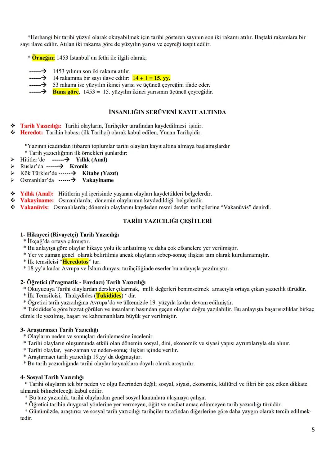 KIZILTEPE
İBN-İ SİNA MESLEKİ VE
TEKNİK ANADOLU LİSESİ
TARİH - 9
DERS NOTLARI
MURAT GÜNDÜZ
2019-2020
1 # TARİHİN TANIMI
TARİH: Geçmiş