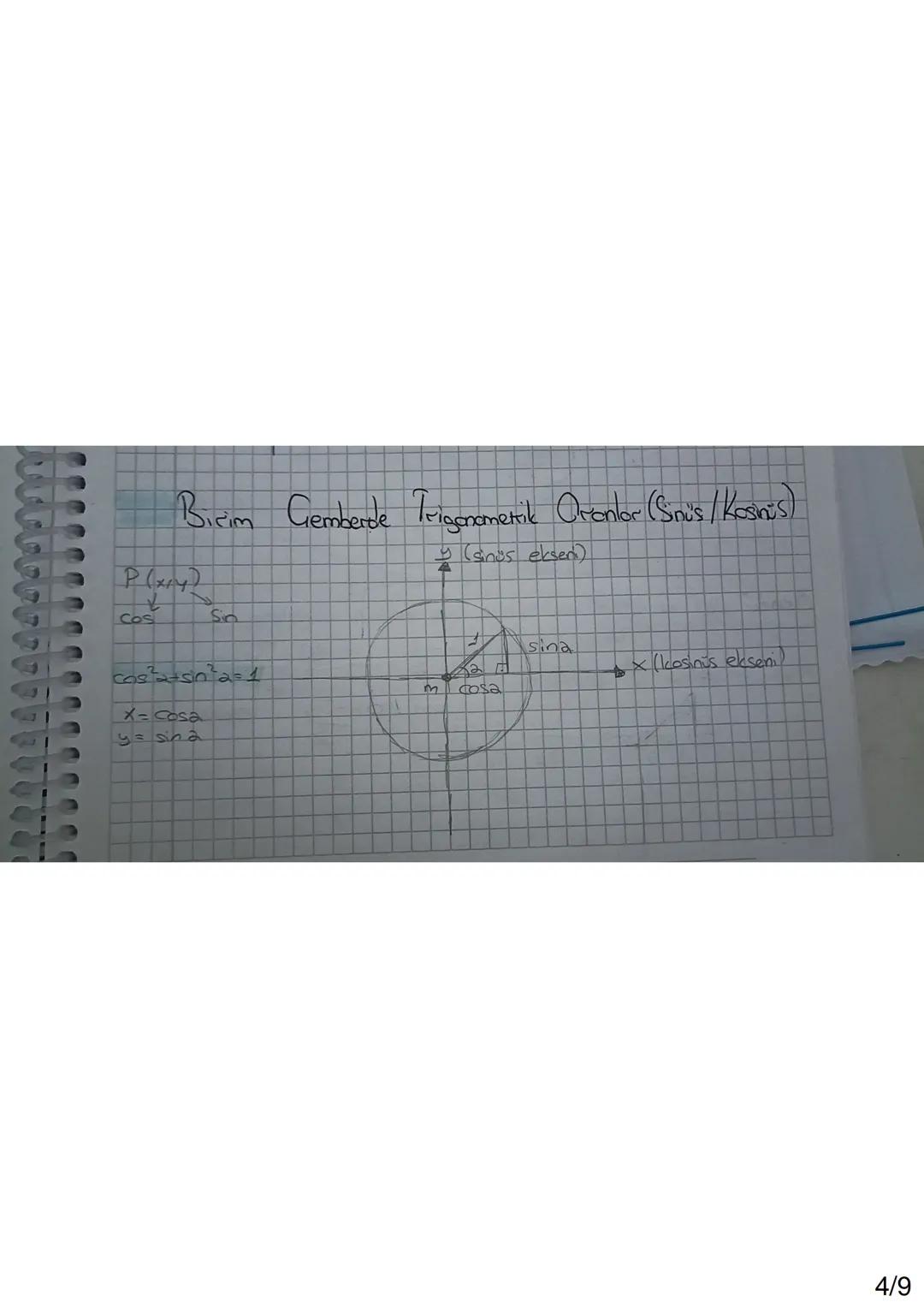 20°, 45°, 60° nin
Trigonometr
netrik Değerleri,
Sin 30 = 1
2
Cos30 = √3
2
tan B = 1
2
√3
Co+30= √3
30,60
Sin 60=√3
2
Cos60 = 1
2
