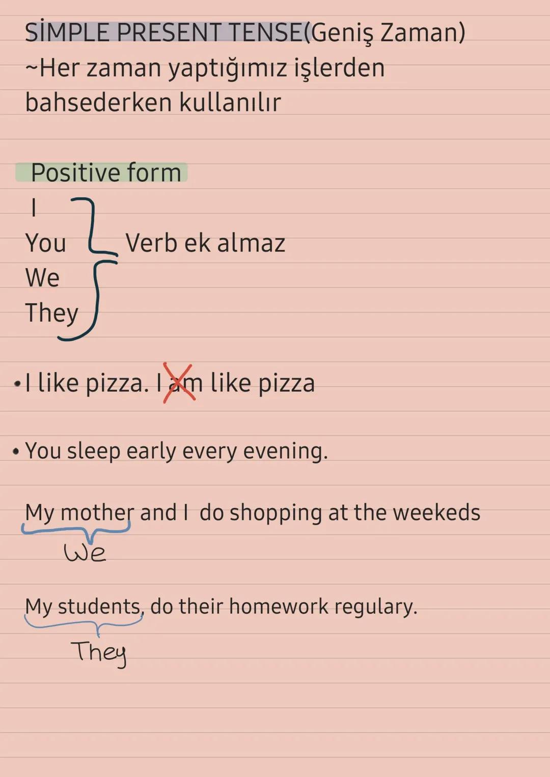 -İES Özne He, she, it ise fiil sessiz harf + y ile
bitiyorsa y harfi düşer yerine -ies gelir.
The baby cries all the time.
Study
Ali studie