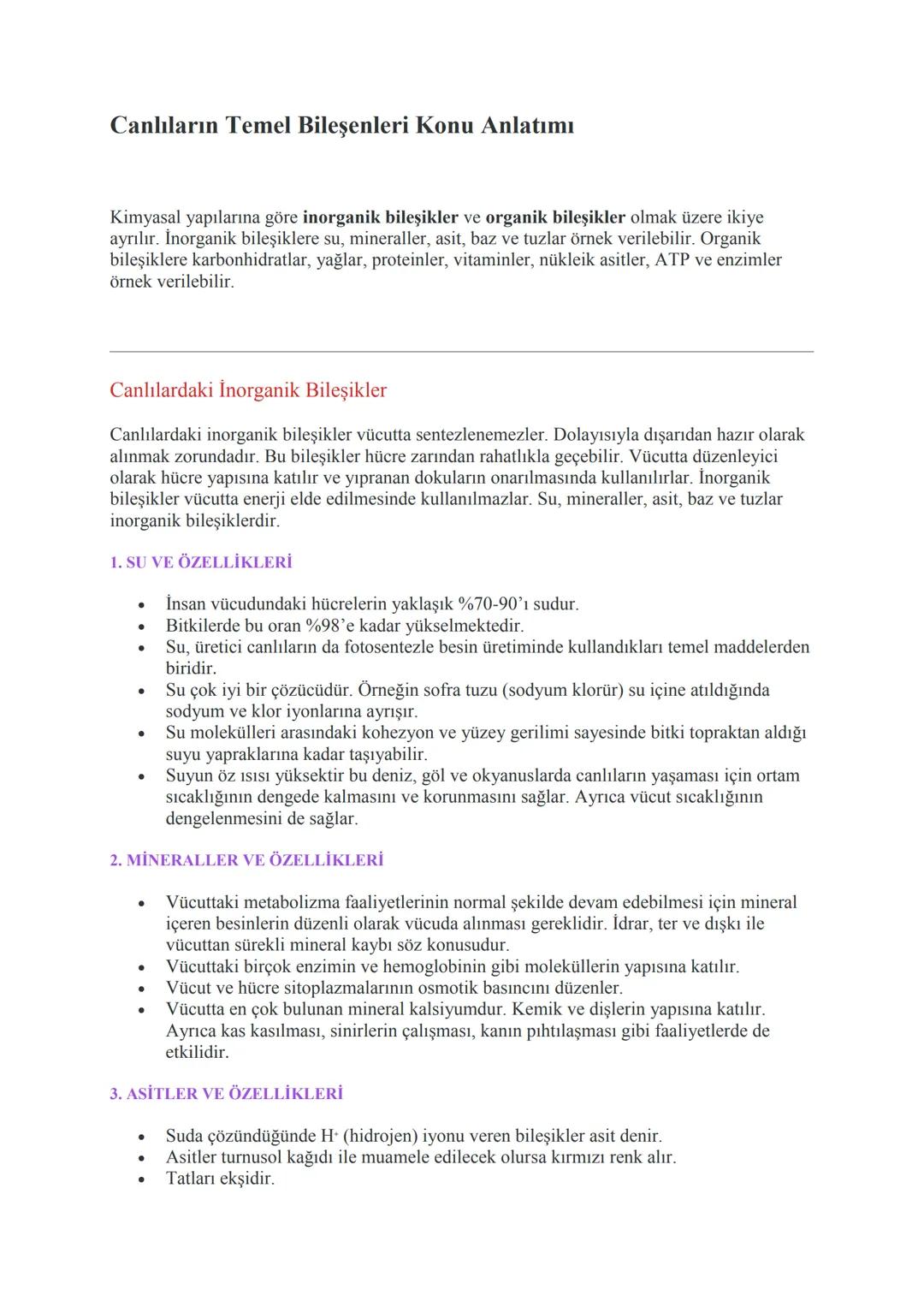 # Canlıların Ortak Özellikleri Konu Anlatımı
## Hücresel Yapı
Tüm canlılarda temel yapı ve görev birimi hücredir. Yani hücresel yapı canlı