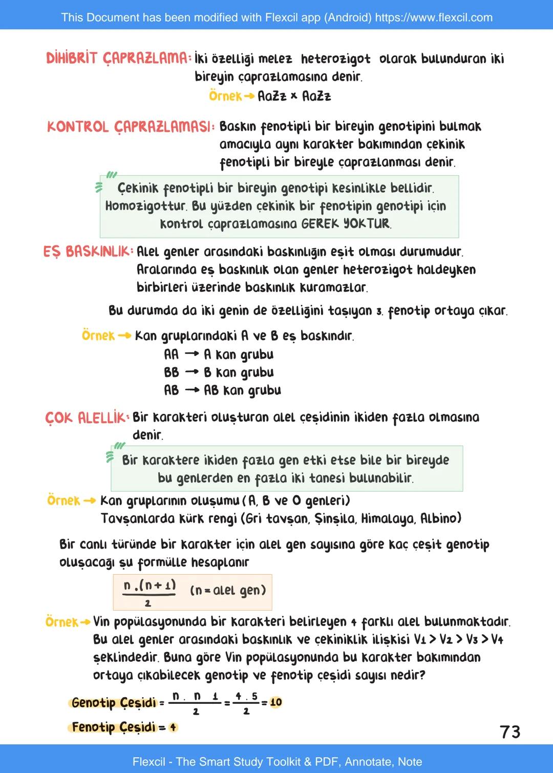 This Document has been modified with Flexcil app (Android) https://www.flexcil.com
# BİYOLOJİ
## İÇİNDEKİLER
Canlıların Ortak Özellikleri