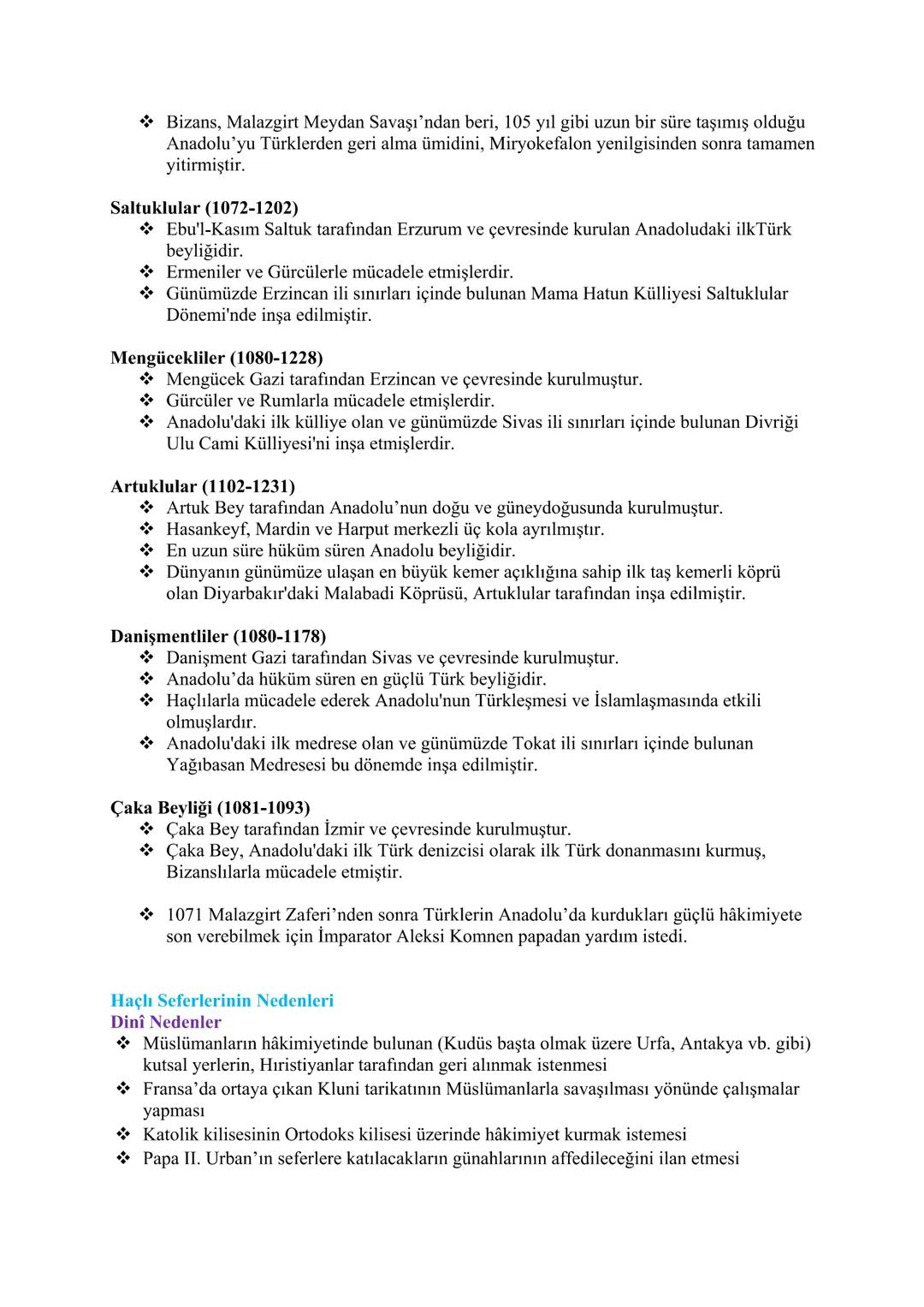 # TÜRKİSTAN'DAN TÜRKİYE'YE (1040-1299)
Önemli Askerî Mücadelelerin Türk Tarihinin Seyrine Etkileri
* MÖ VIII. yüzyılda İskitler tarafınd