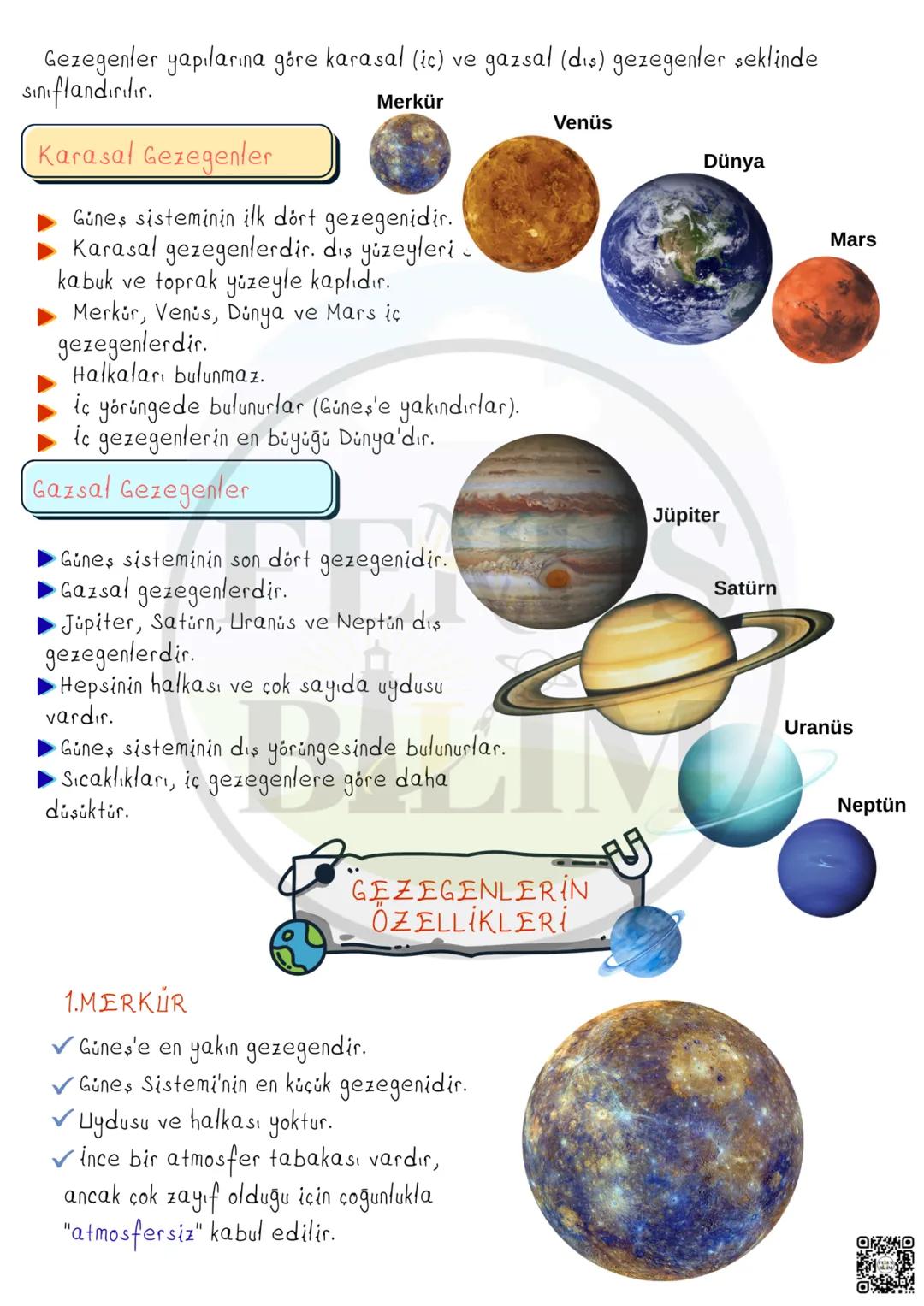 FENUS
BILLIM
6. SINIF 1. ÜNİTE:
GÜNEŞ SİSTEMİ
DERS NOTU
fenusbilim
W fenusbilim.com
▷
fenusbilim/youtube
Teliflidir, öğrenciler ile pay