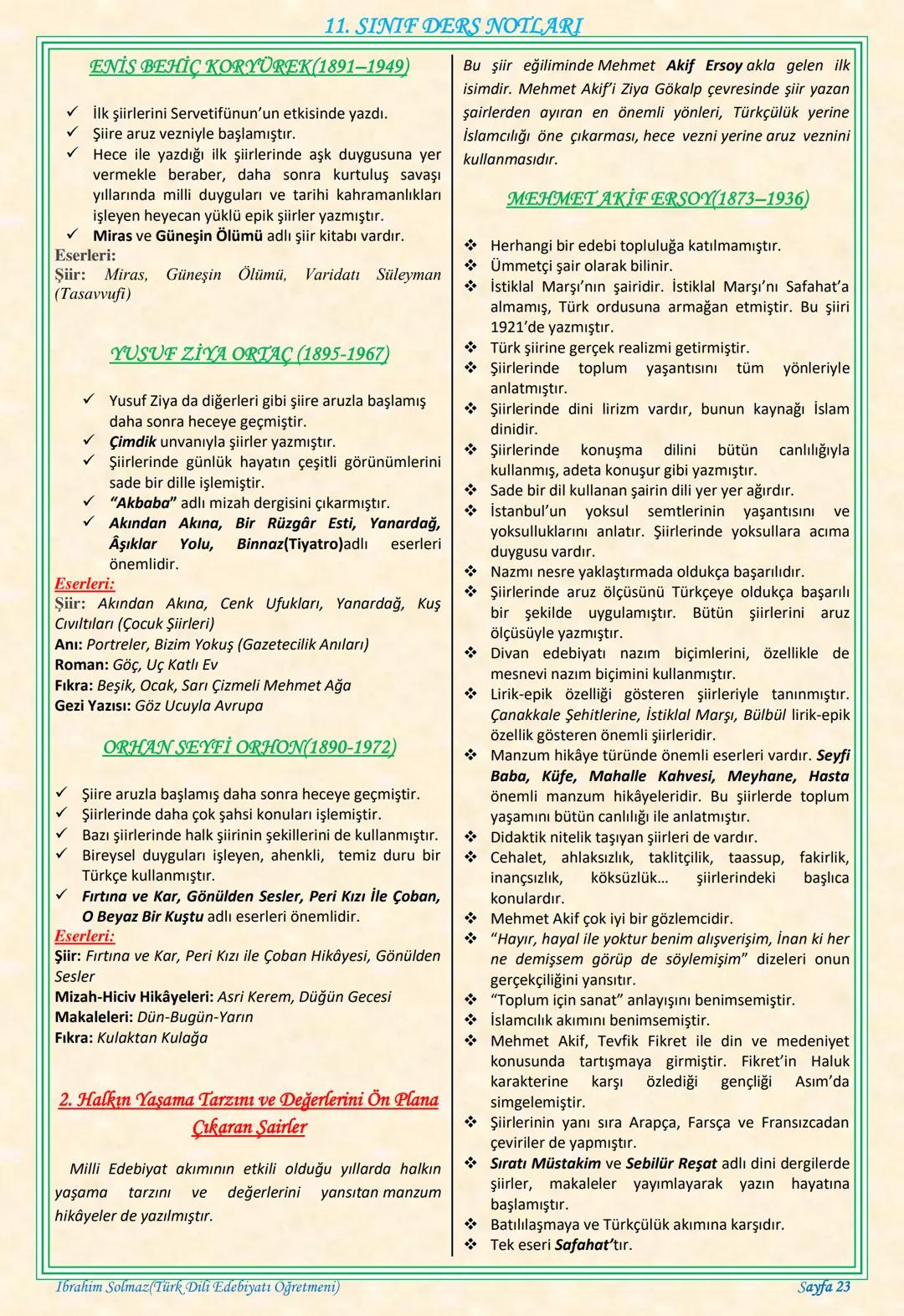 # 11. SINIF DERS NOTLARI
EDEBİYAT TOPLUM İLİŞKİSİ
Edebiyat; duygu, düşünce ve hayallerin insanlara
estetik bir zevk içerisinde sözlü veya